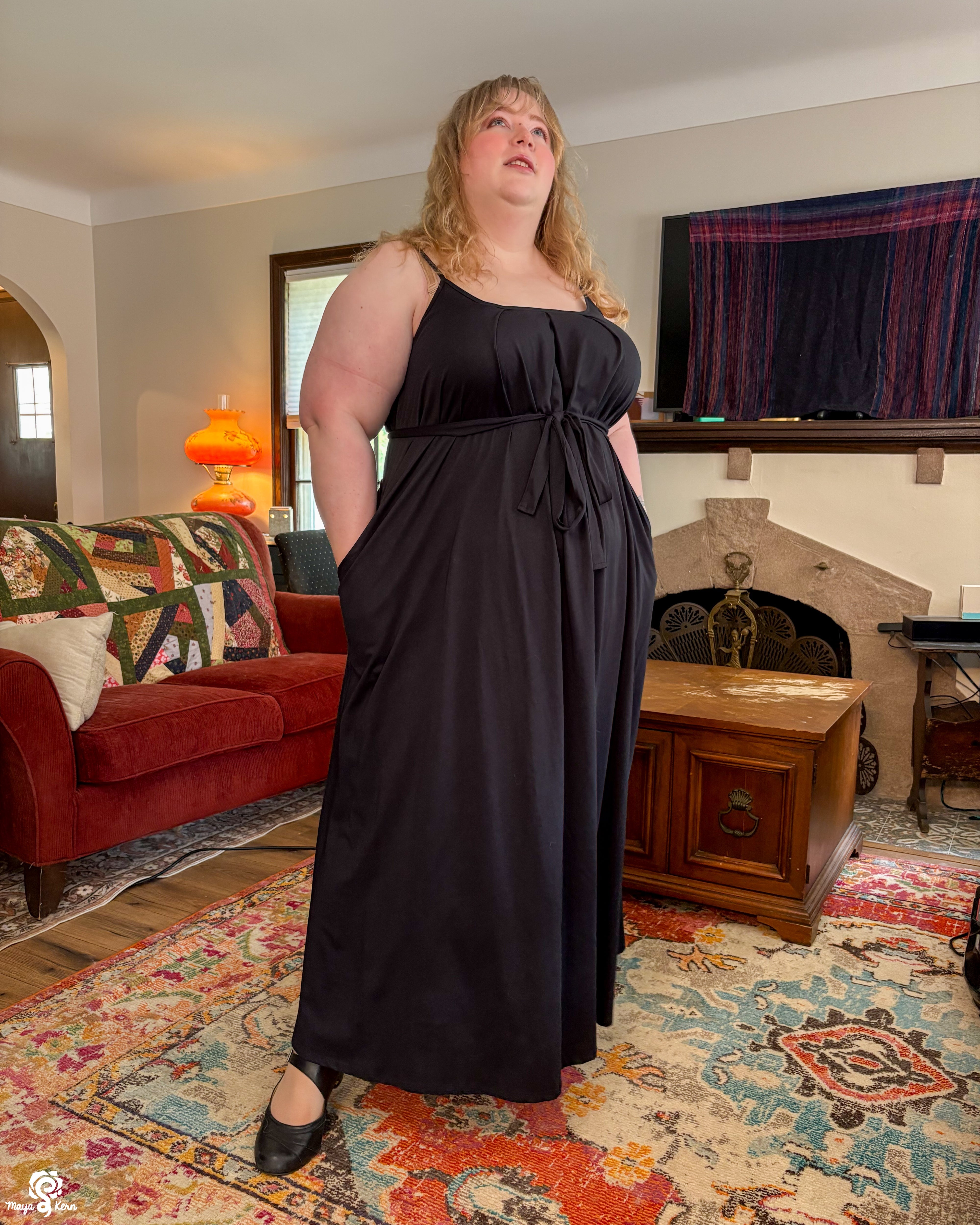 [PREORDER] Black Sunswept Maxi Dress