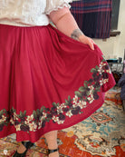 COLLAB: Rii Abrego Blackberry Midi Skirt