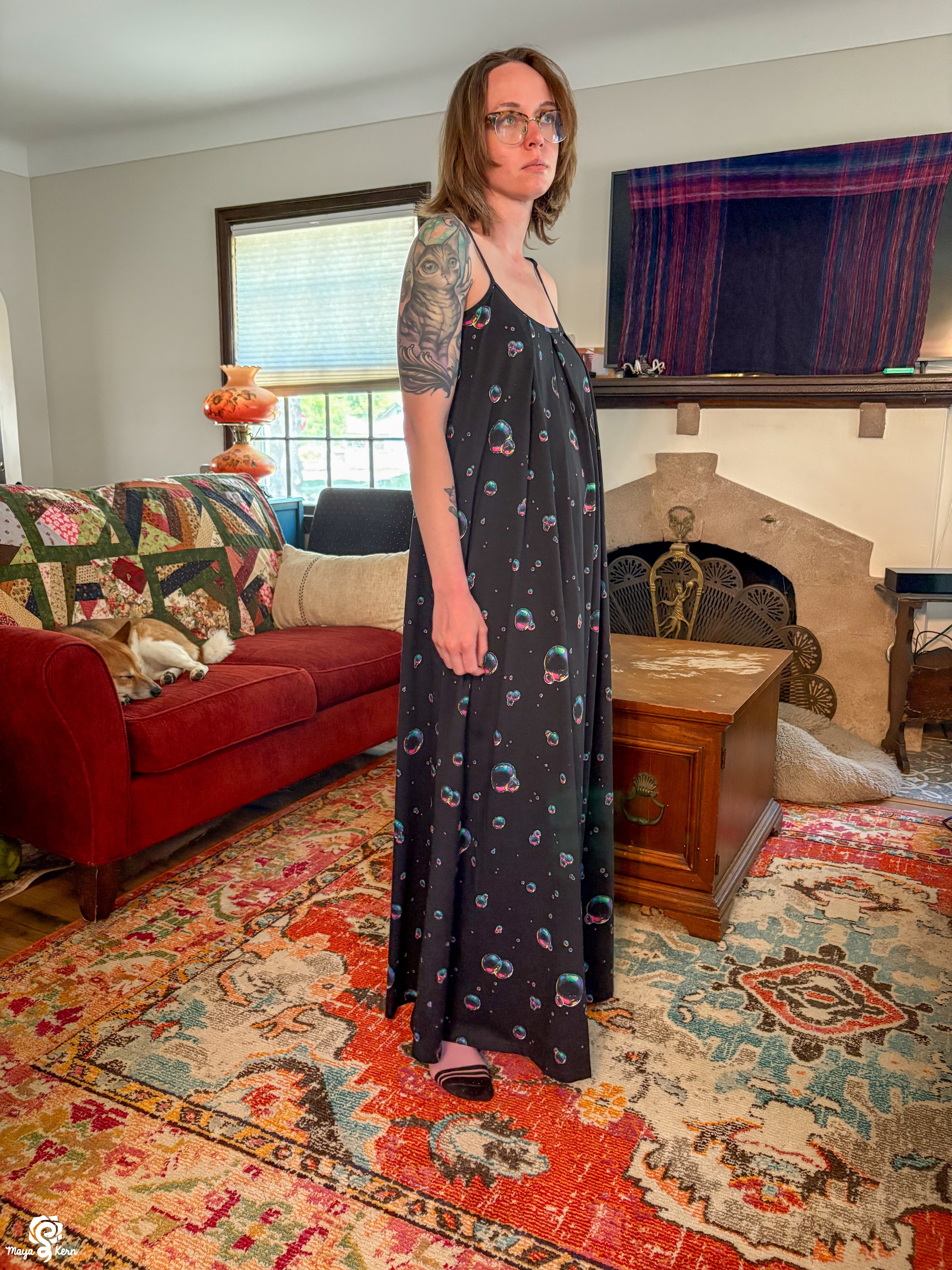 [PREORDER] Bubbles Sunswept Maxi Dress