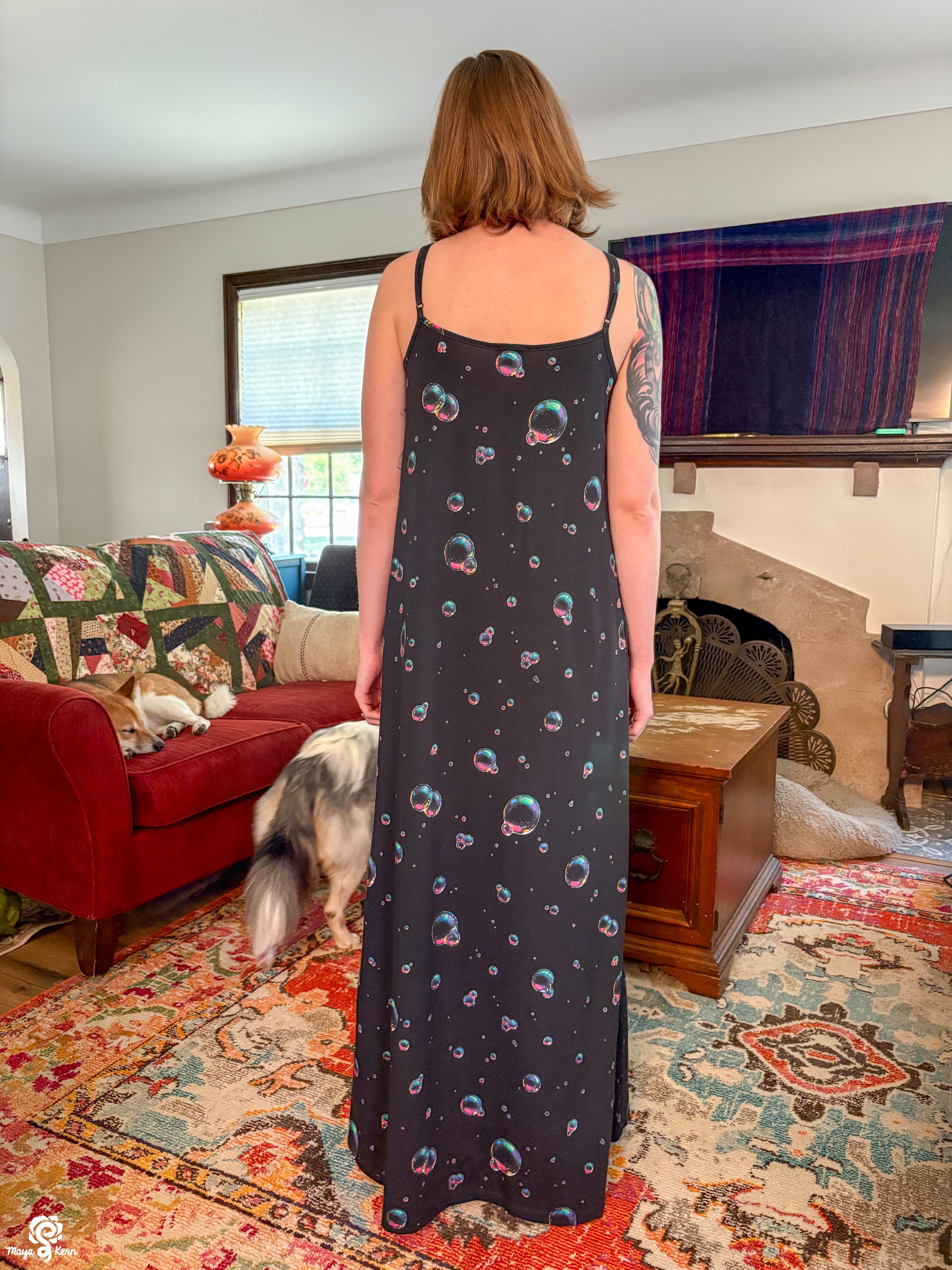 [PREORDER] Bubbles Sunswept Maxi Dress