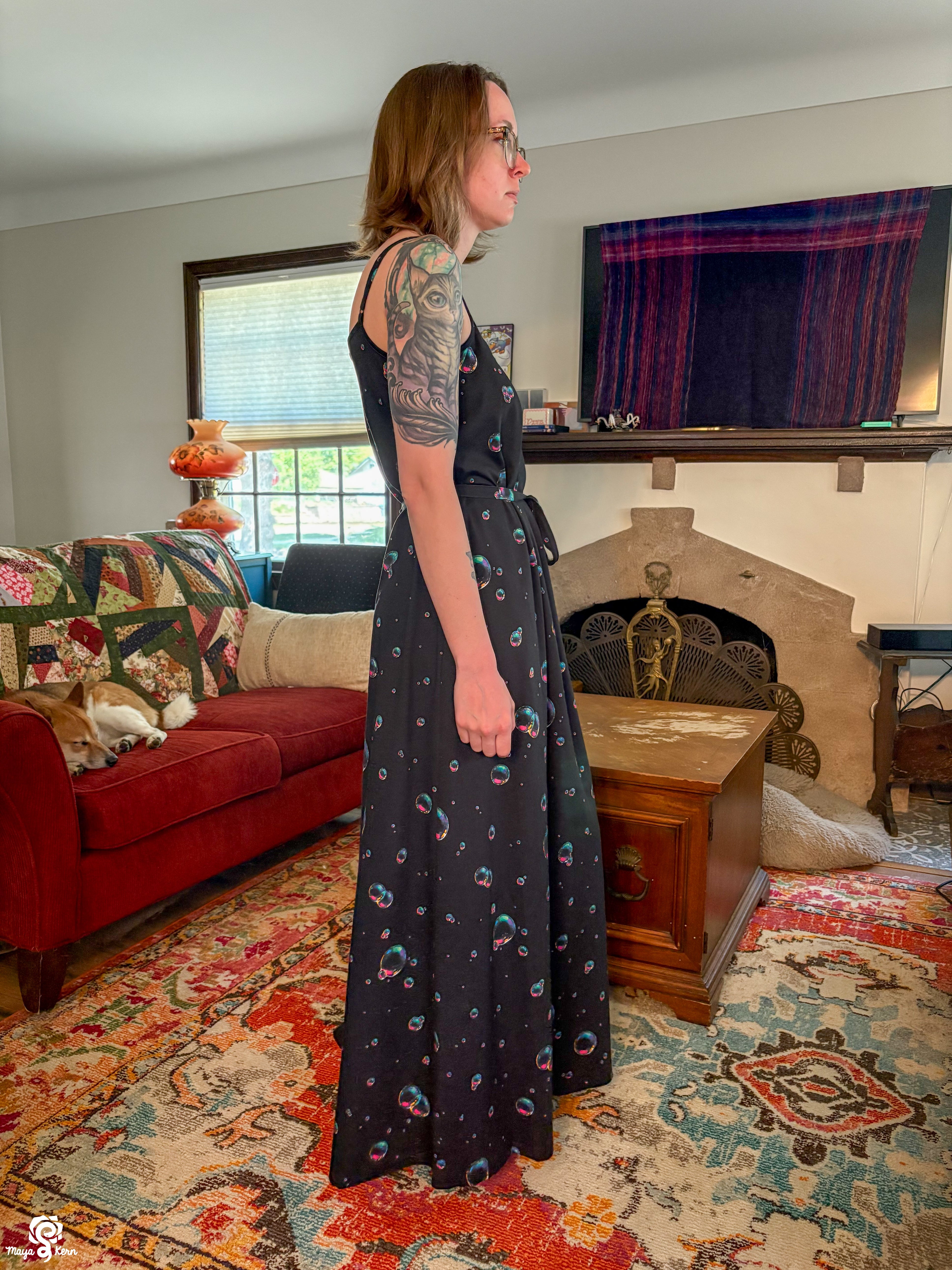 [PREORDER] Bubbles Sunswept Maxi Dress