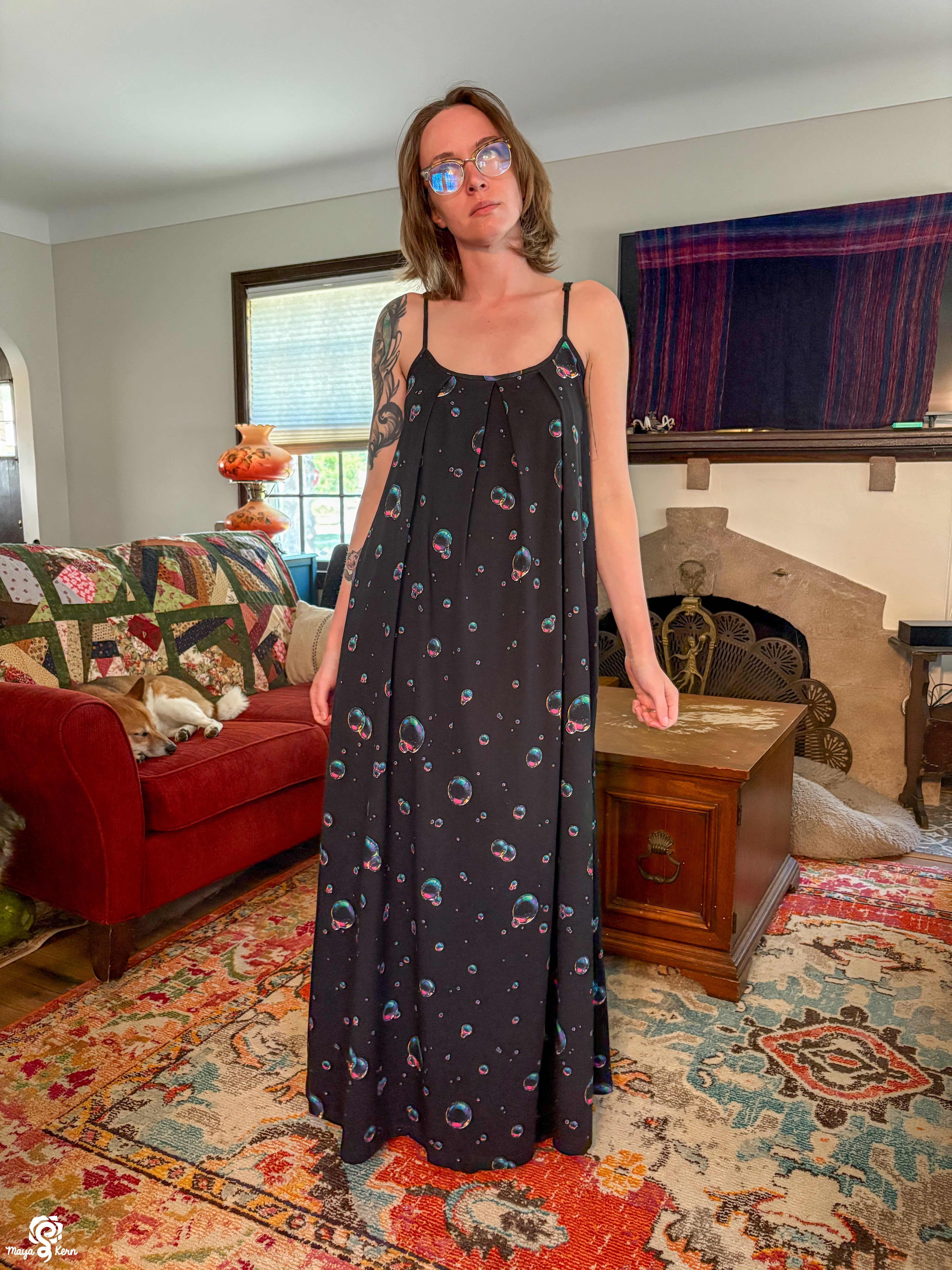 [PREORDER] Bubbles Sunswept Maxi Dress