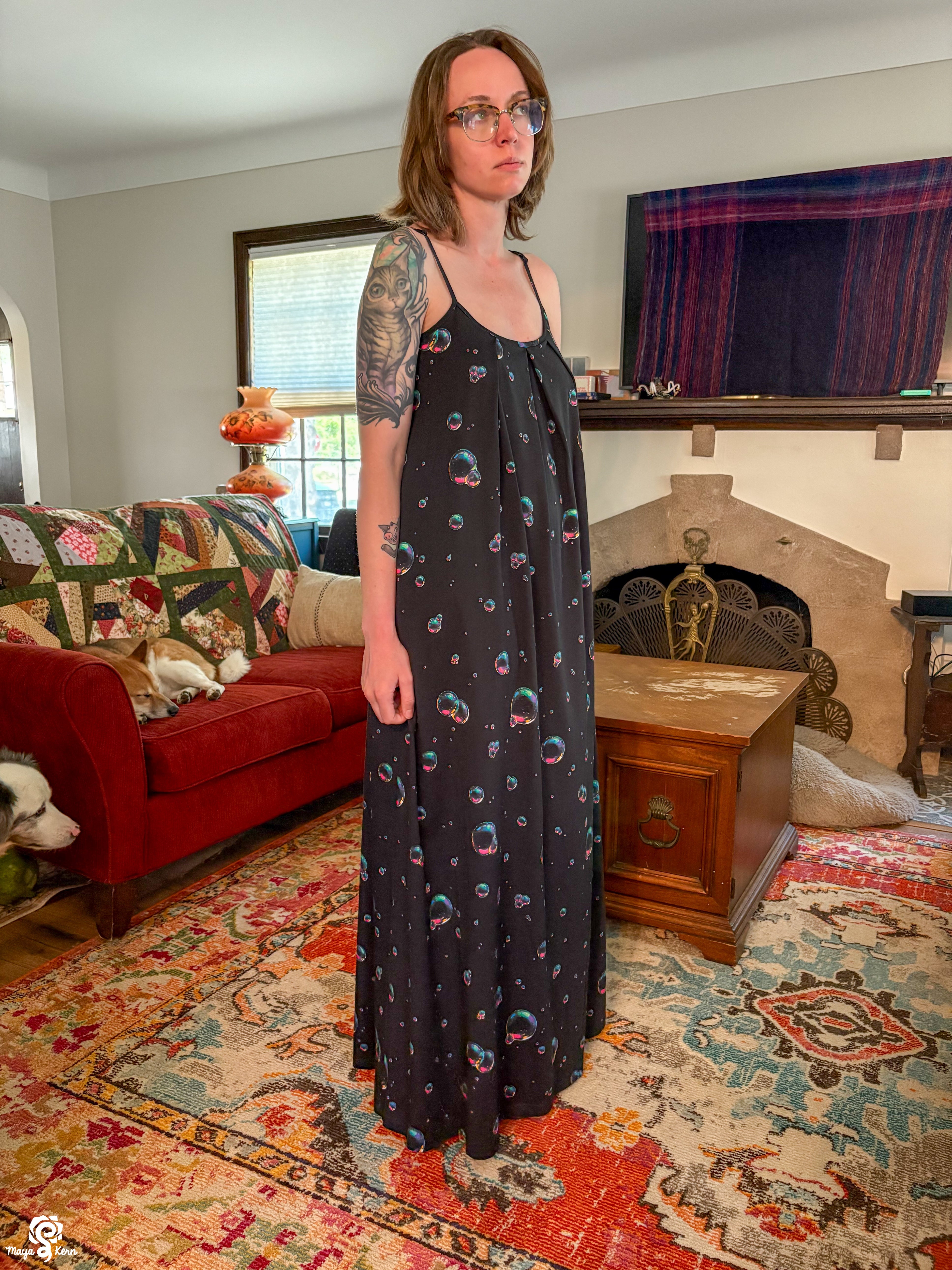 [PREORDER] Bubbles Sunswept Maxi Dress