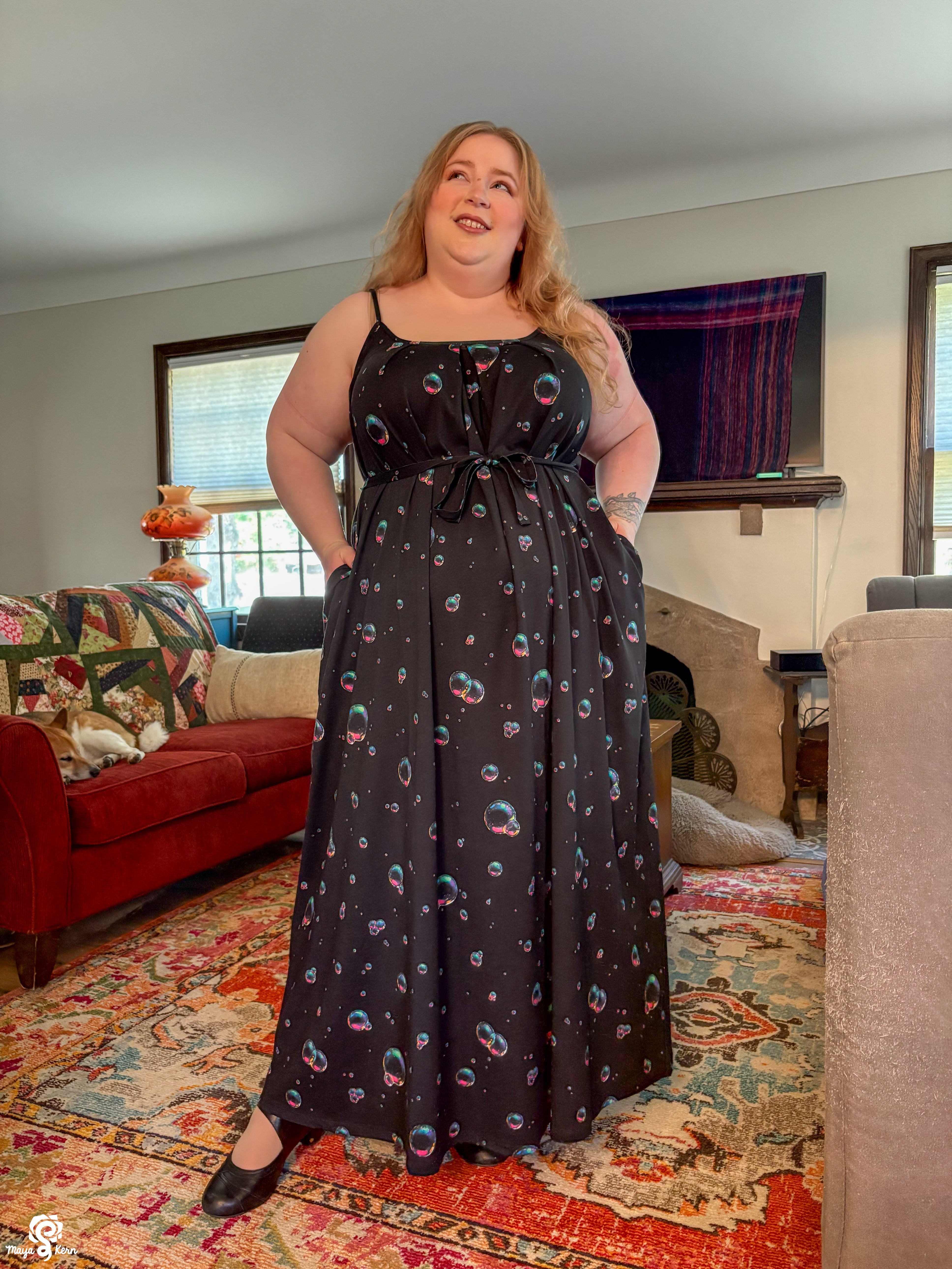 [PREORDER] Bubbles Sunswept Maxi Dress