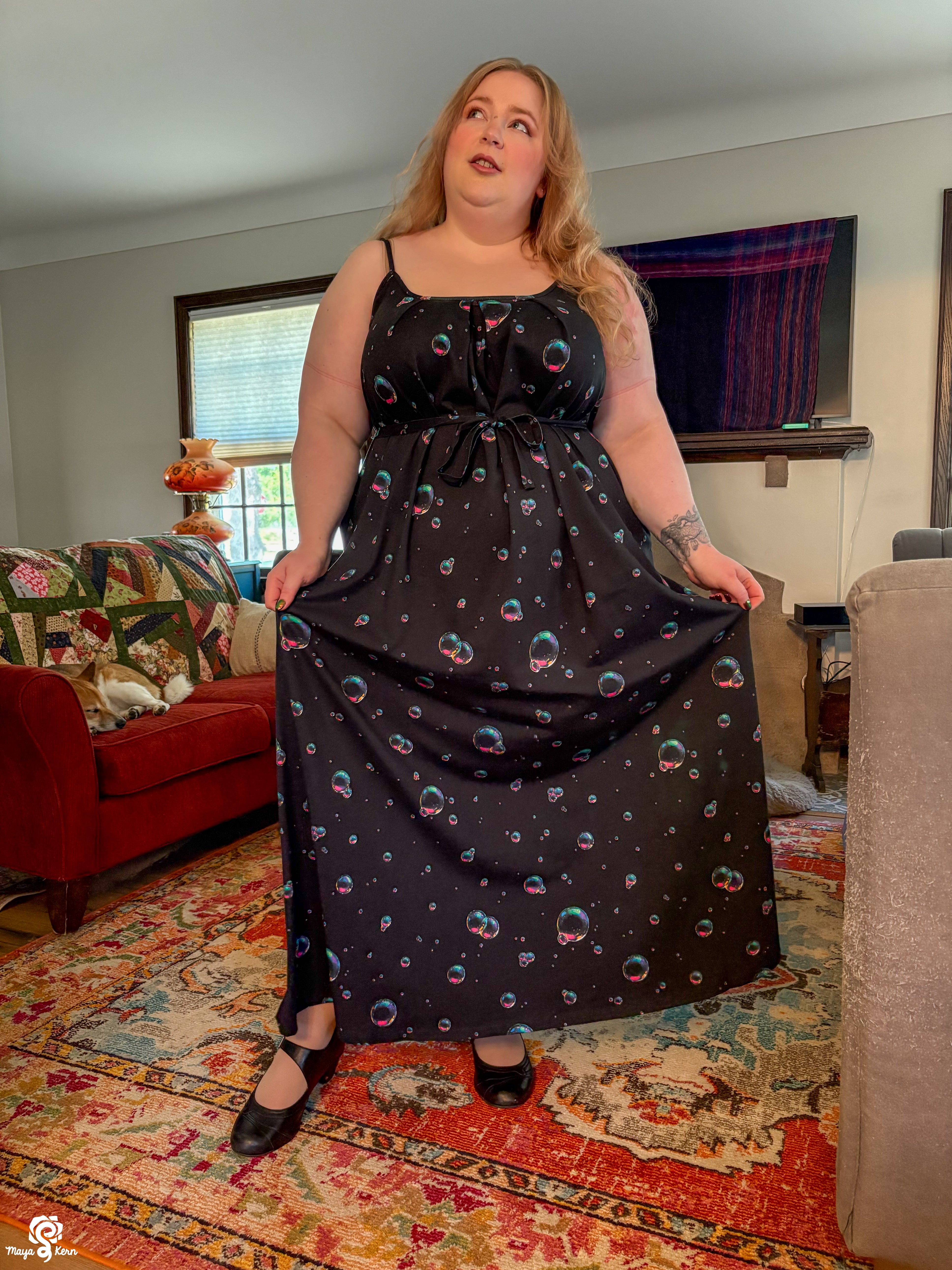 [PREORDER] Bubbles Sunswept Maxi Dress