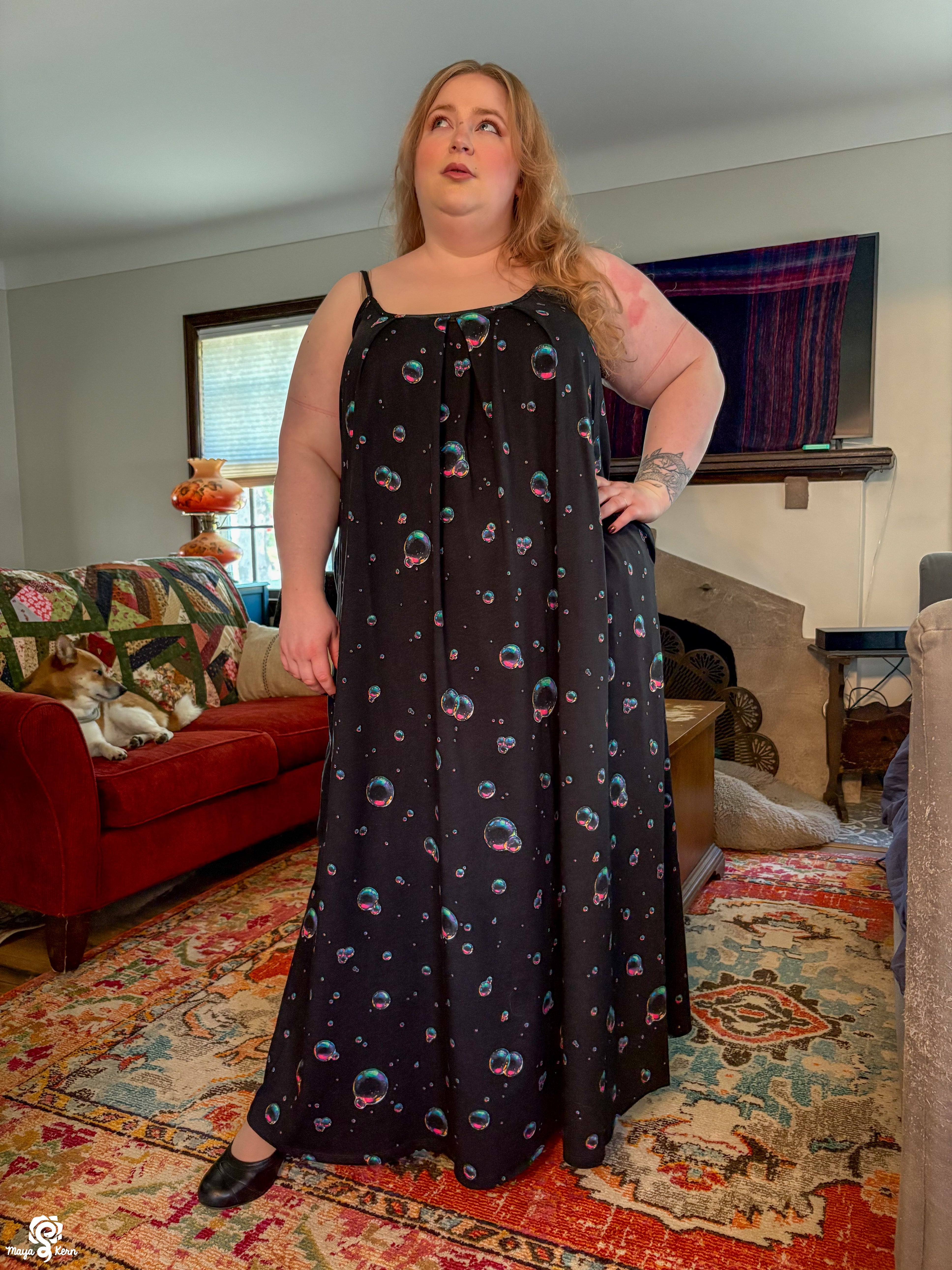 [PREORDER] Bubbles Sunswept Maxi Dress