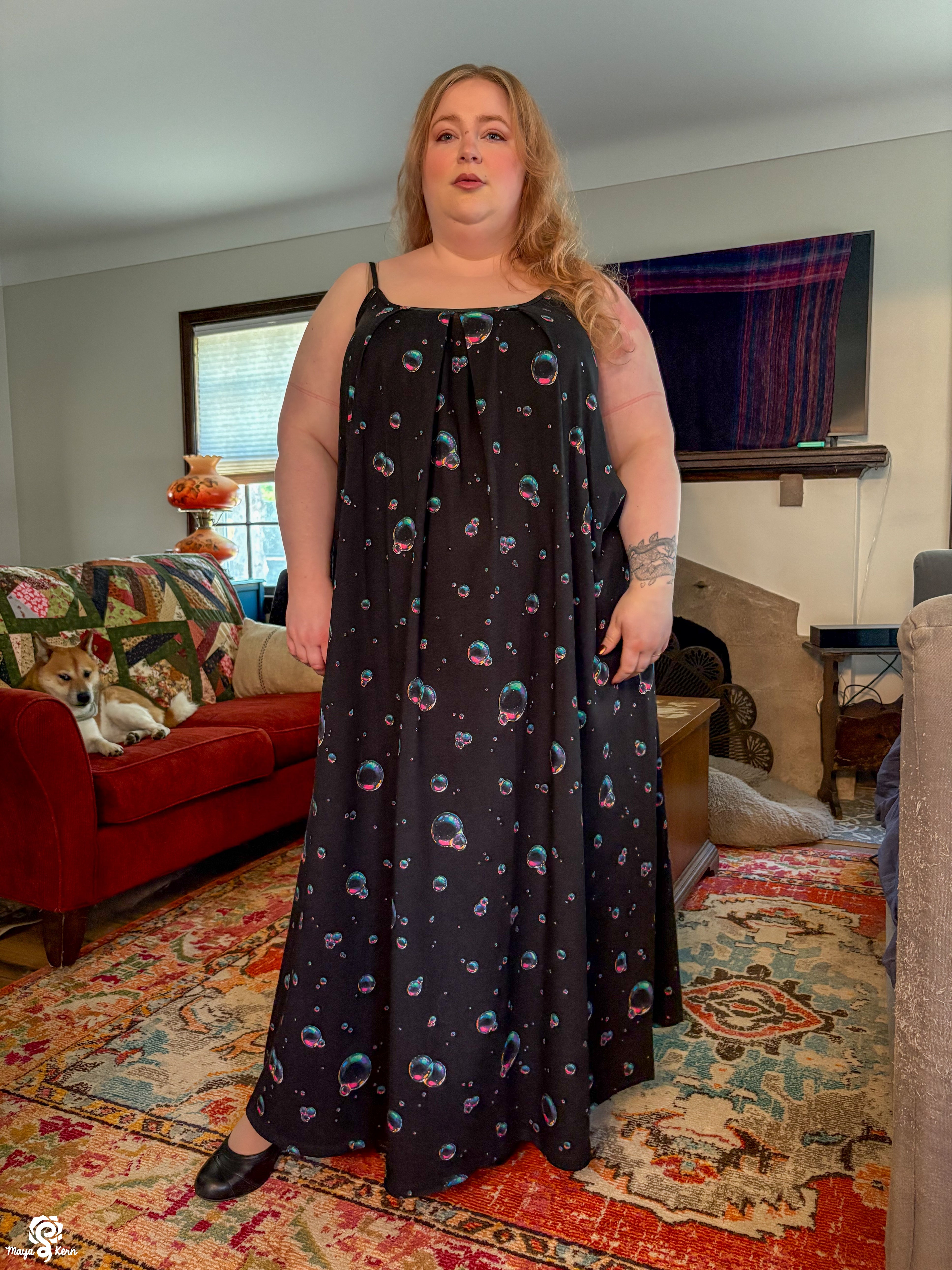 [PREORDER] Bubbles Sunswept Maxi Dress