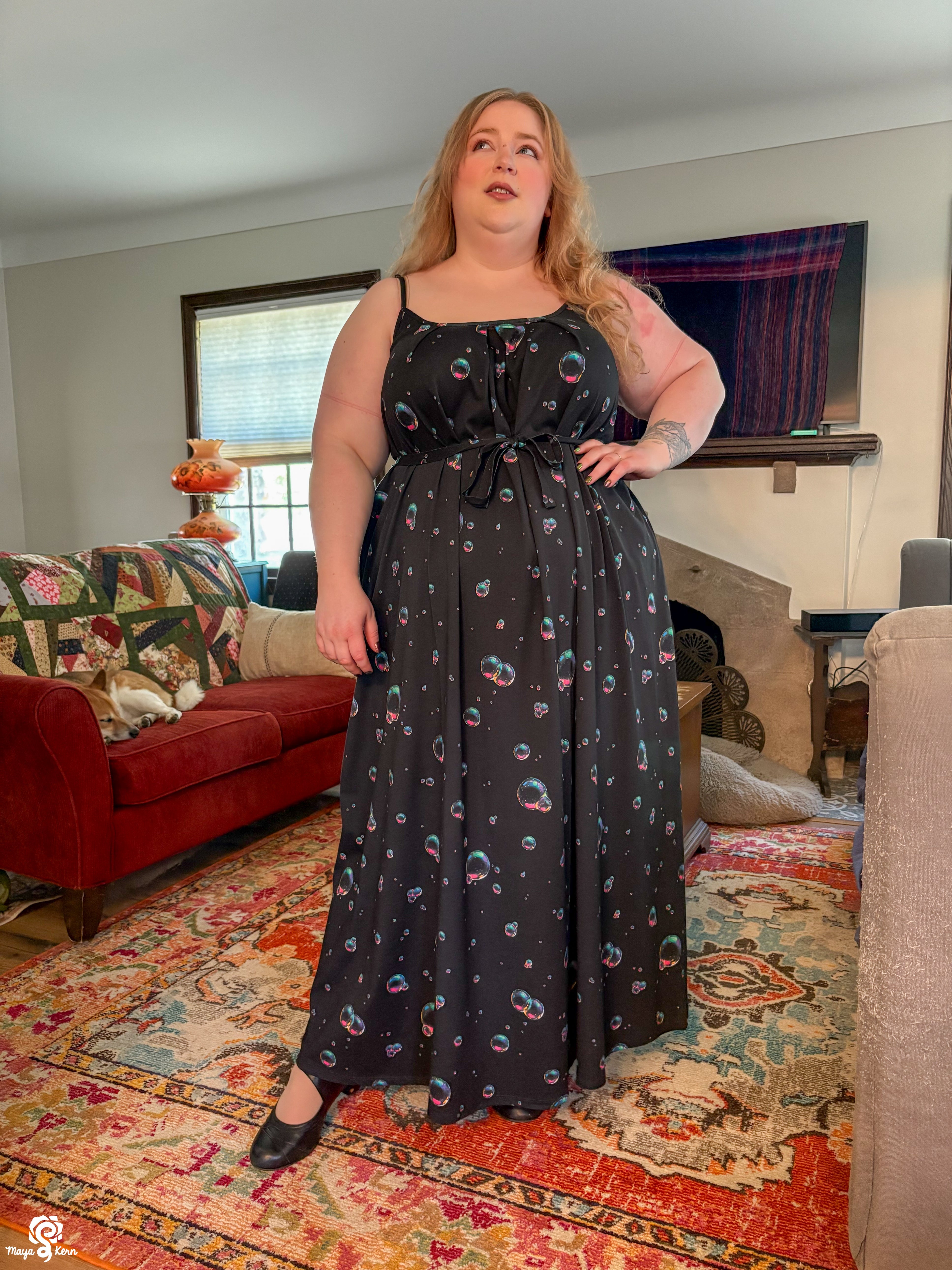 [PREORDER] Bubbles Sunswept Maxi Dress