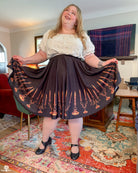 Candelabra Midi Skirt