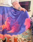 Clouds Midi Skirt