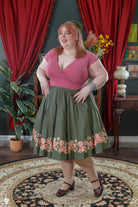 Collab Rii Abrego Clovers Midi Skirt