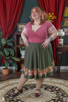 Collab Rii Abrego Clovers Midi Skirt