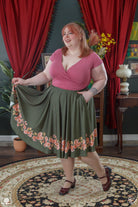 Collab Rii Abrego Clovers Midi Skirt