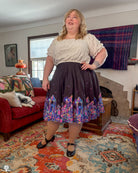 Crystal Cluster Midi Skirt