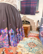 Crystal Cluster Midi Skirt