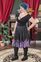 Crystal Cluster Midi Skirt