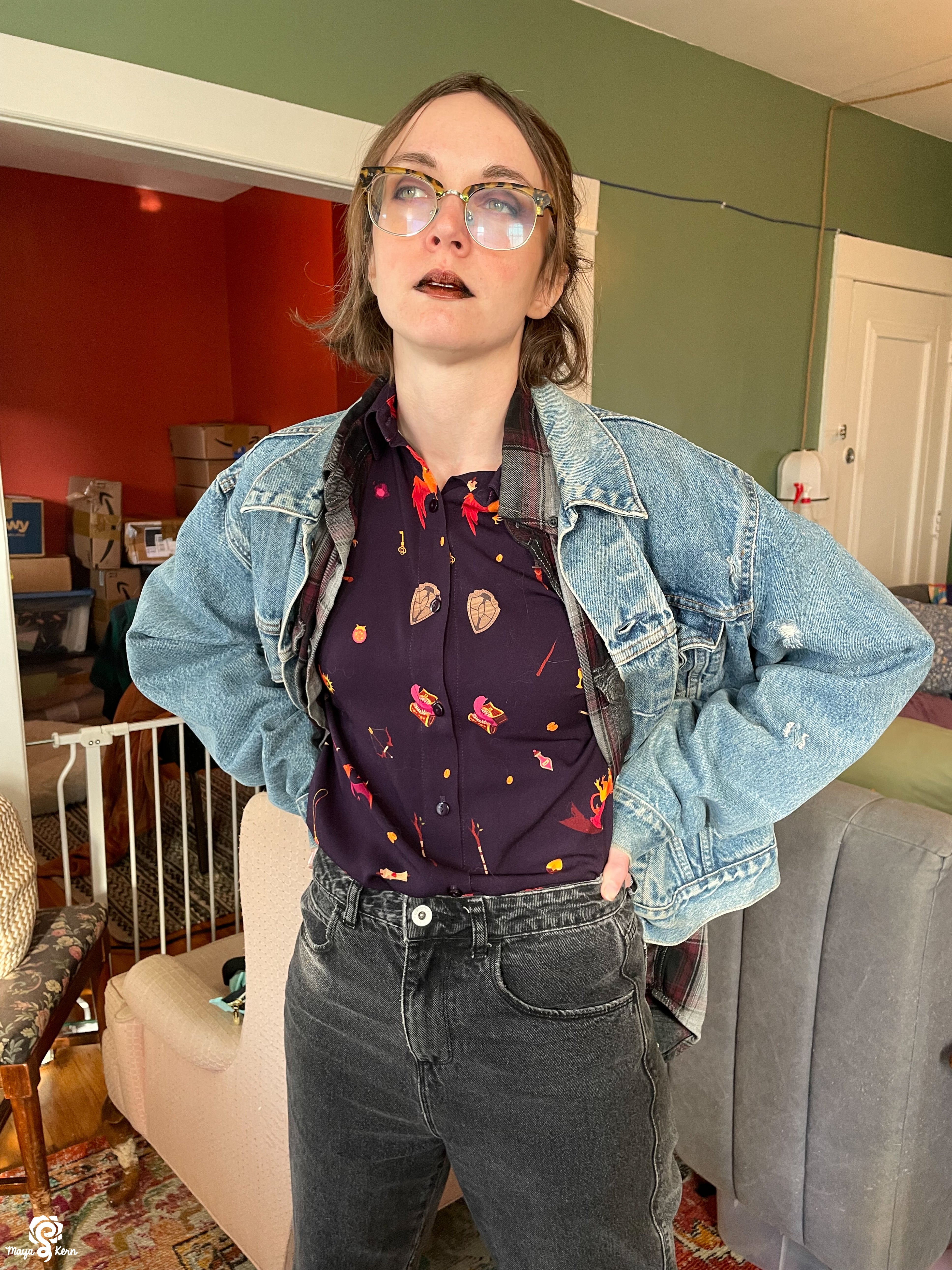 [PREORDER] Dungeon Delver Cotton Button-Up Shirt