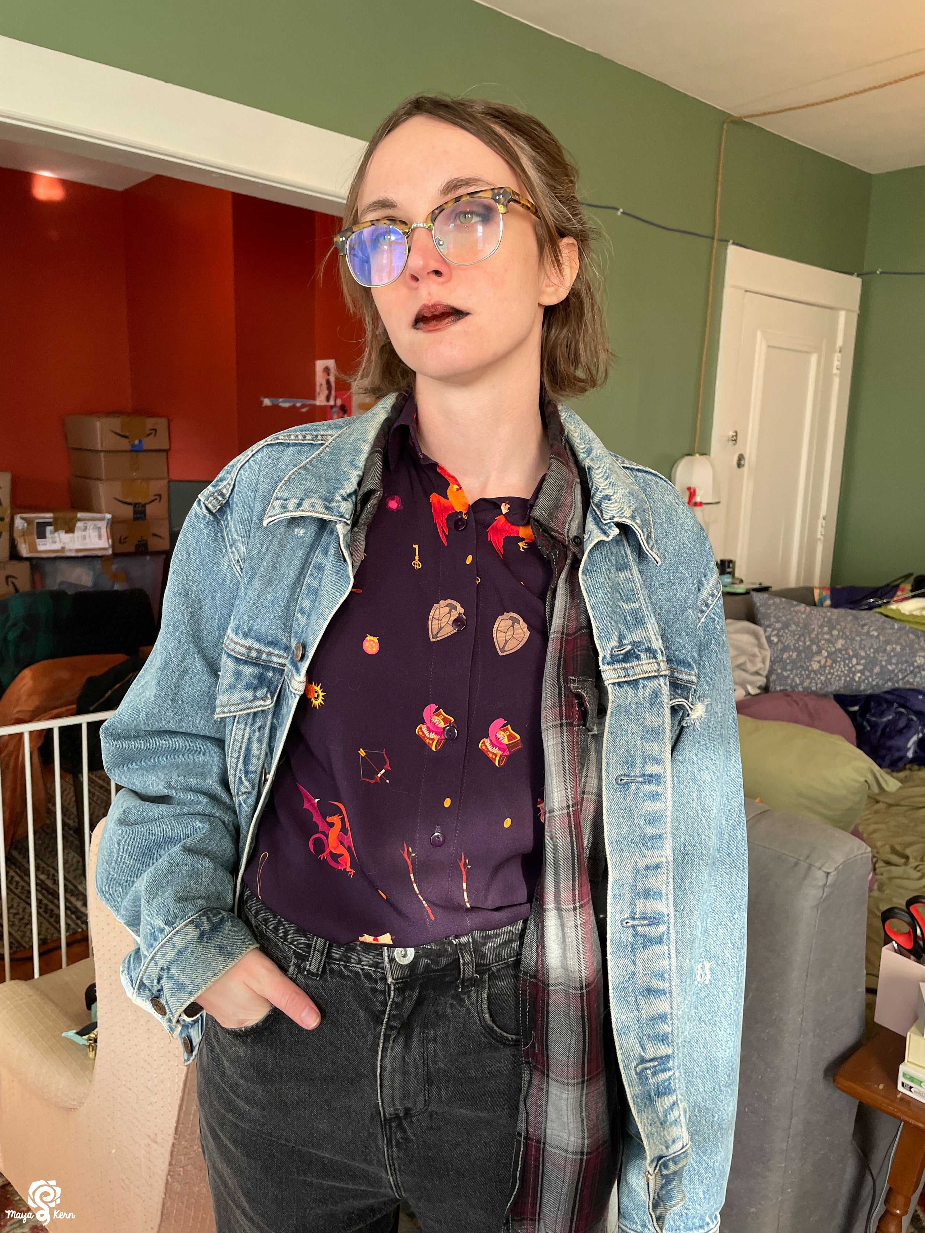 [PREORDER] Dungeon Delver Cotton Button-Up Shirt