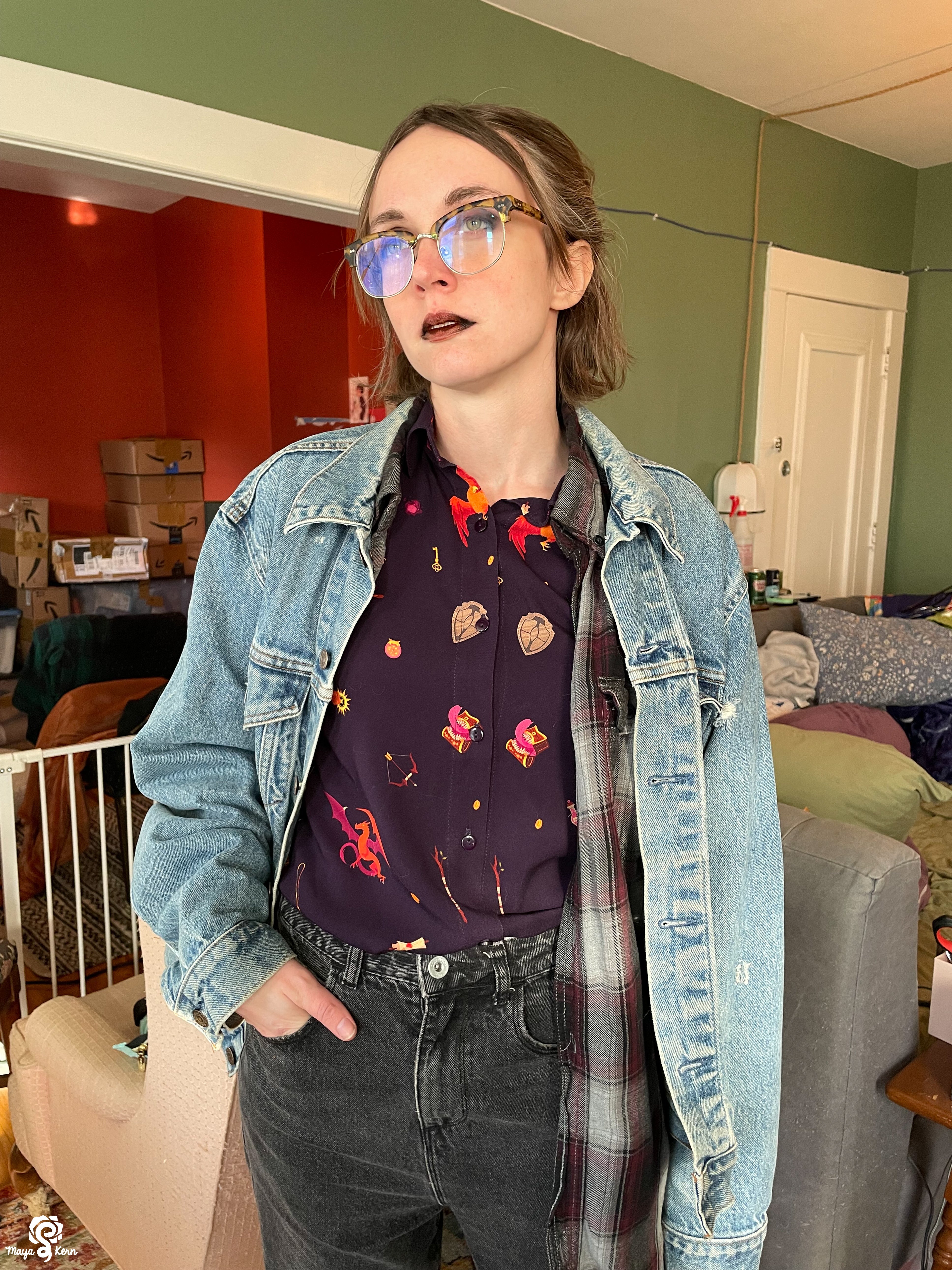 [PREORDER] Dungeon Delver Cotton Button-Up Shirt