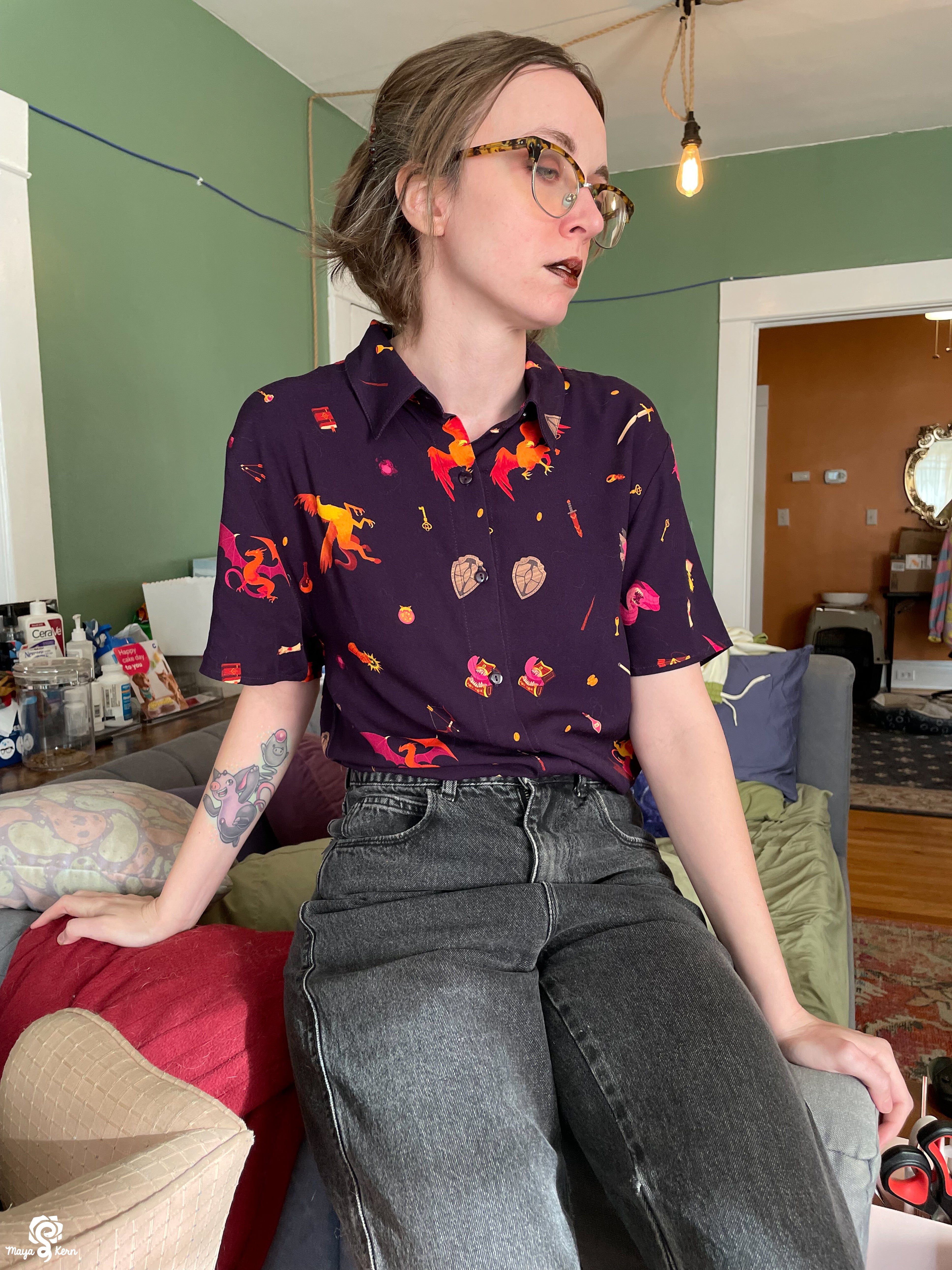 [PREORDER] Dungeon Delver Cotton Button-Up Shirt