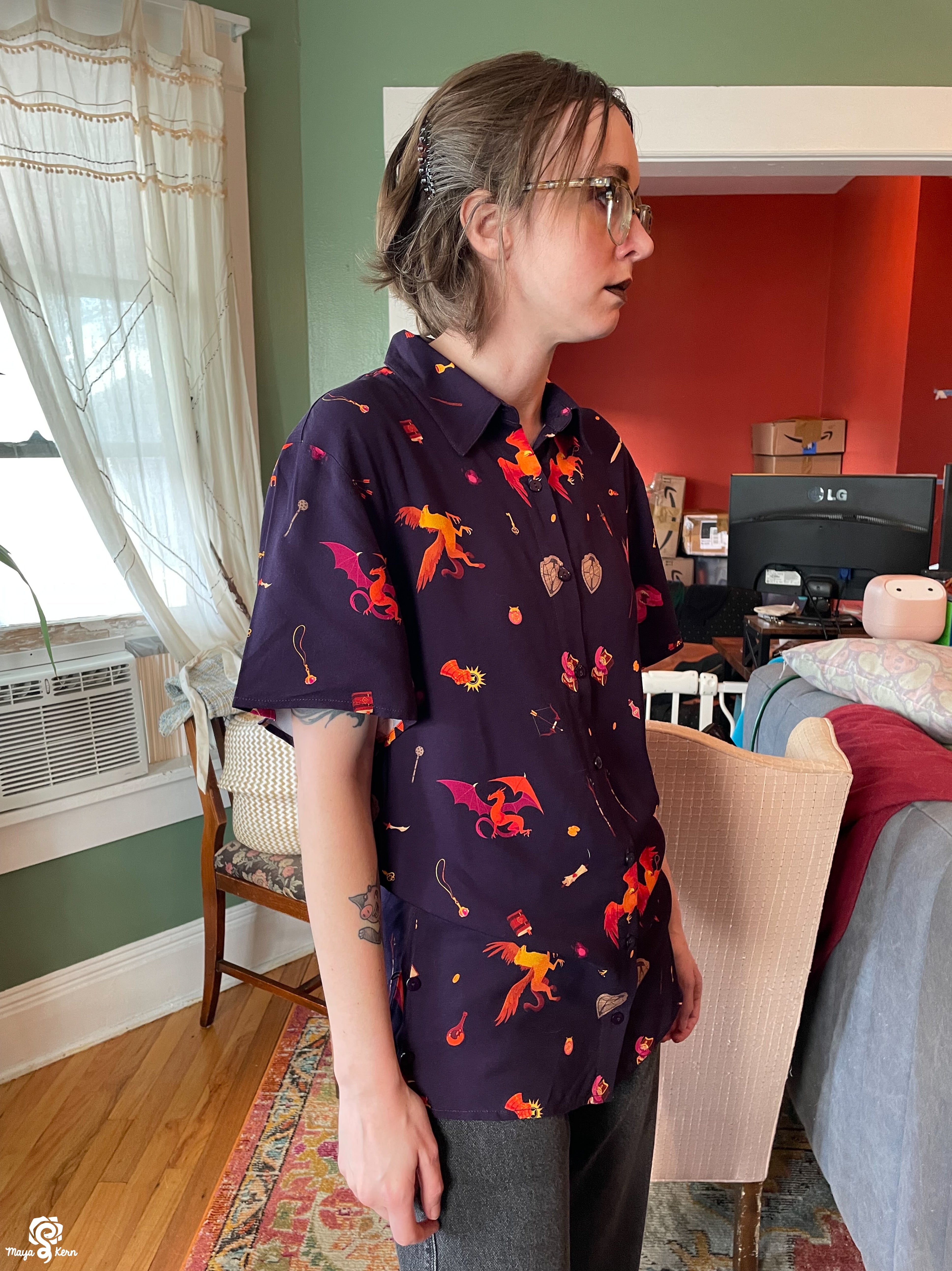 [PREORDER] Dungeon Delver Cotton Button-Up Shirt