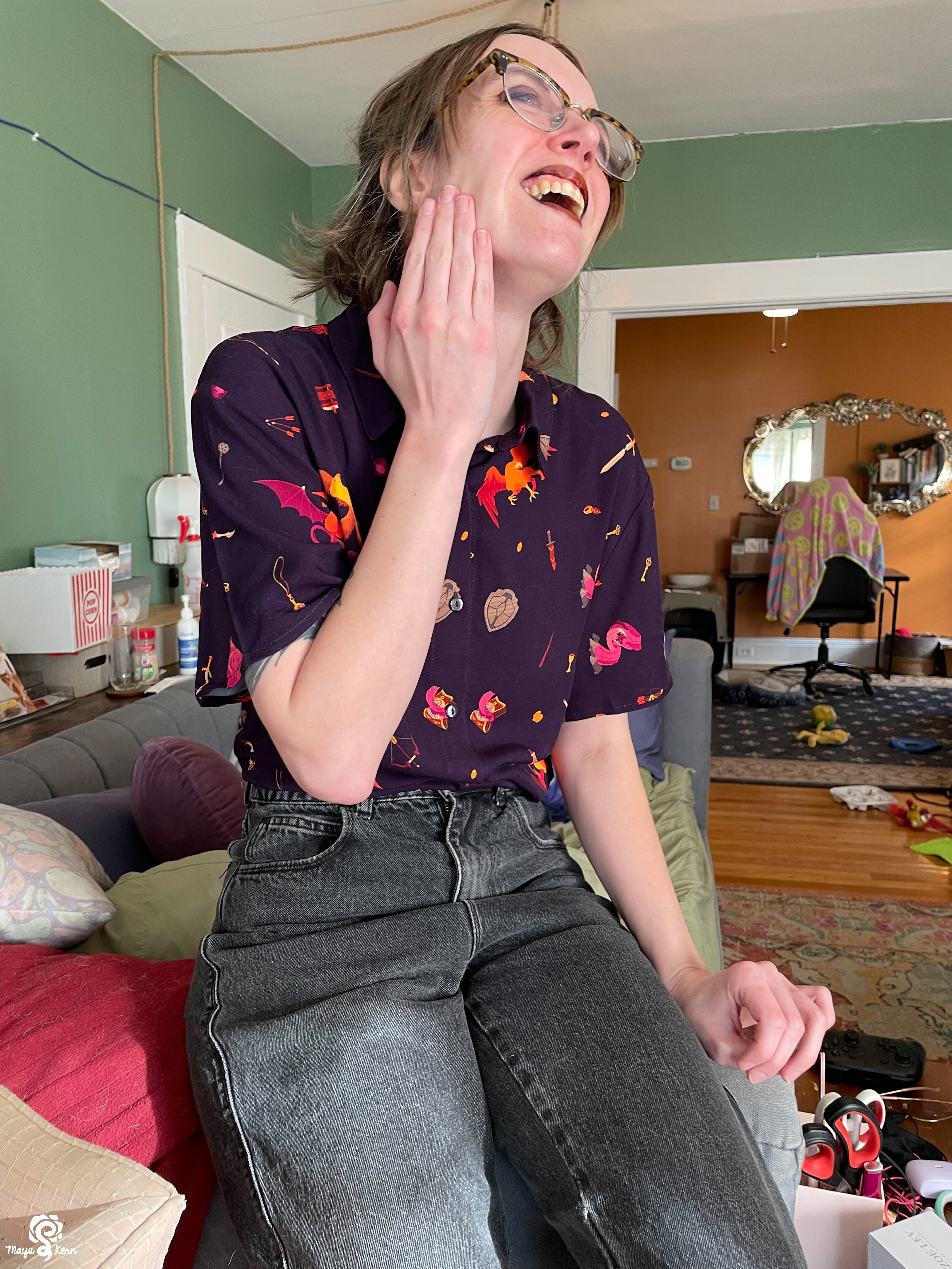 [PREORDER] Dungeon Delver Cotton Button-Up Shirt