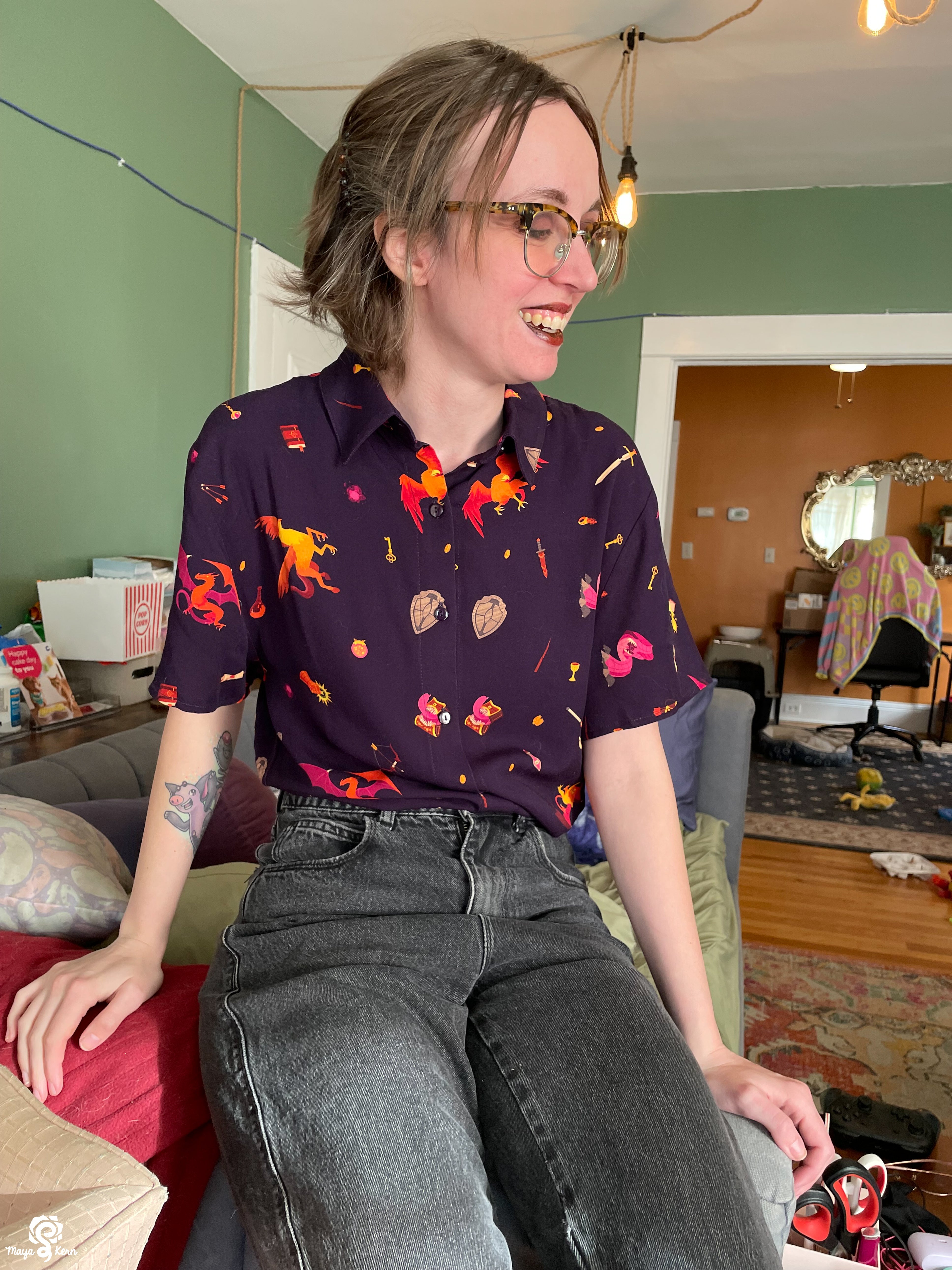 [PREORDER] Dungeon Delver Cotton Button-Up Shirt