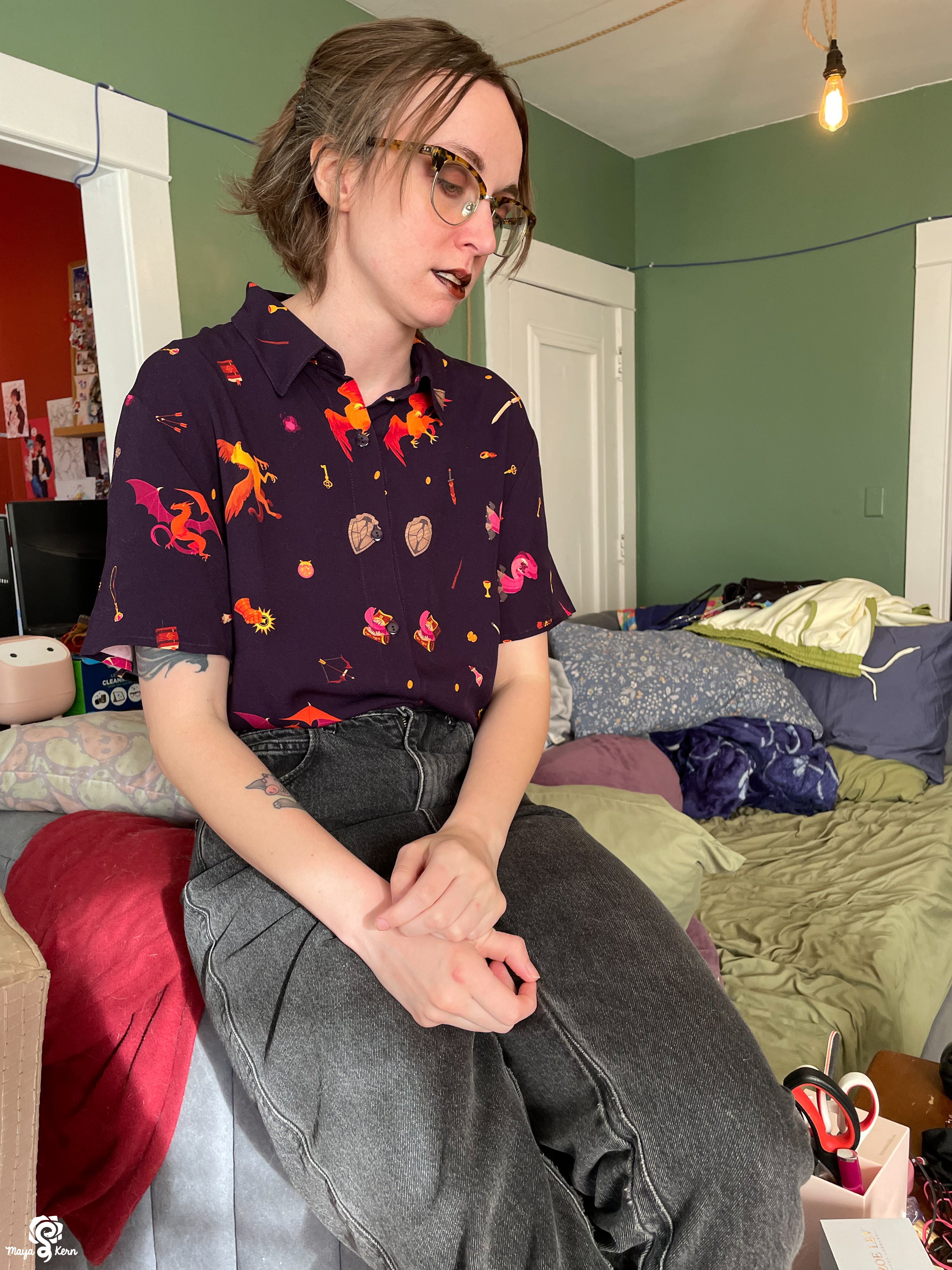 [PREORDER] Dungeon Delver Cotton Button-Up Shirt