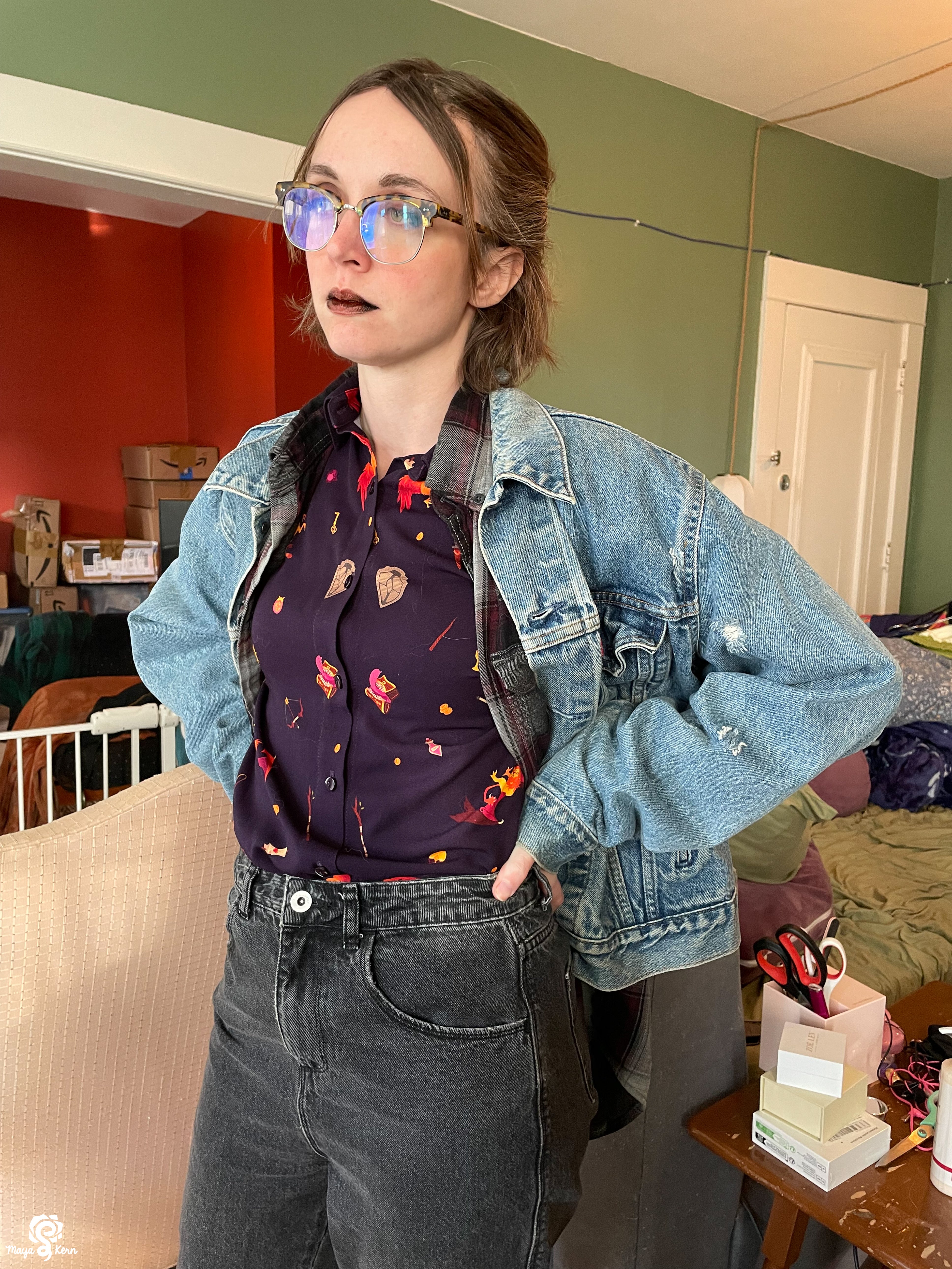 [PREORDER] Dungeon Delver Cotton Button-Up Shirt