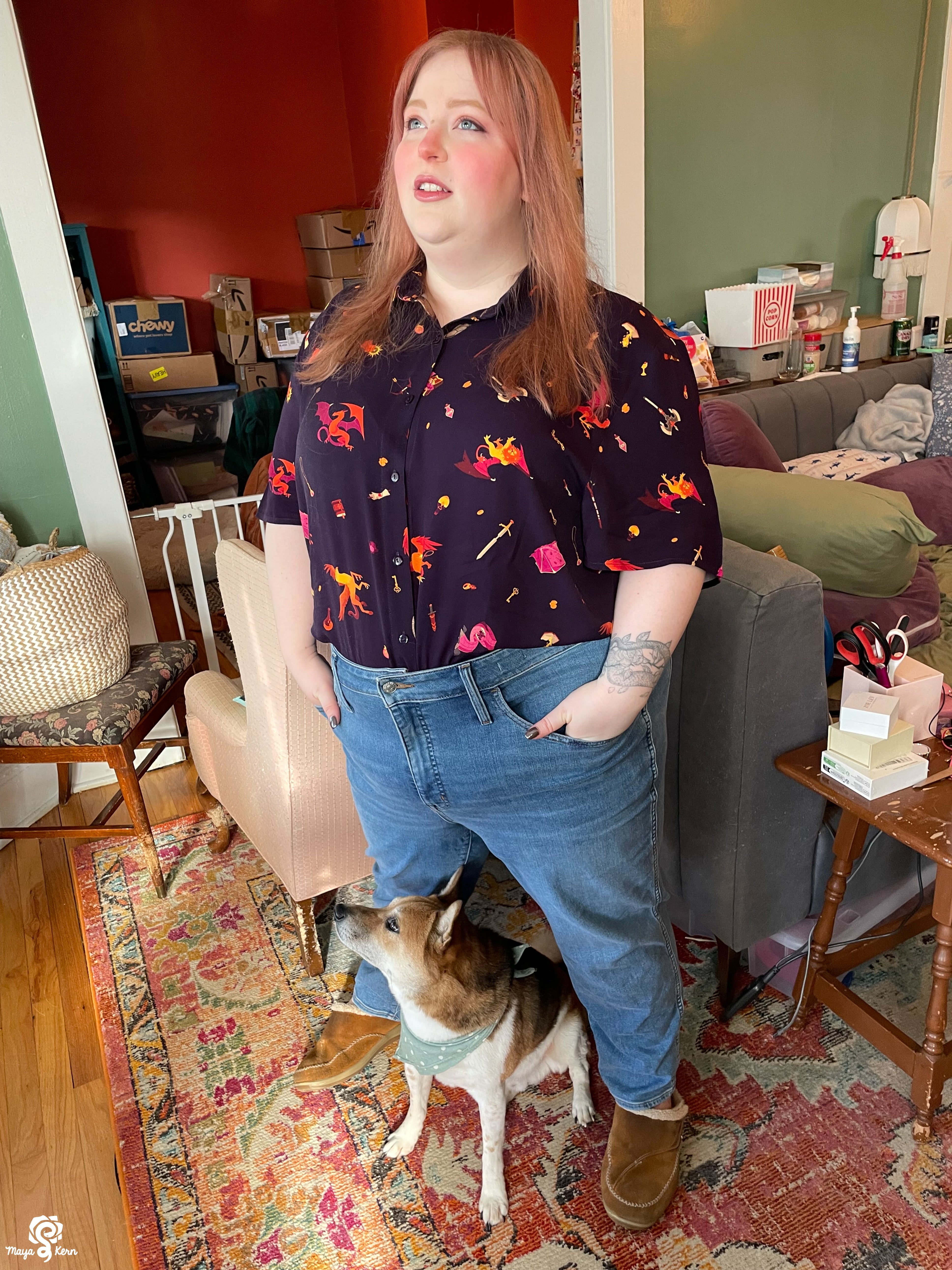 [PREORDER] Dungeon Delver Cotton Button-Up Shirt