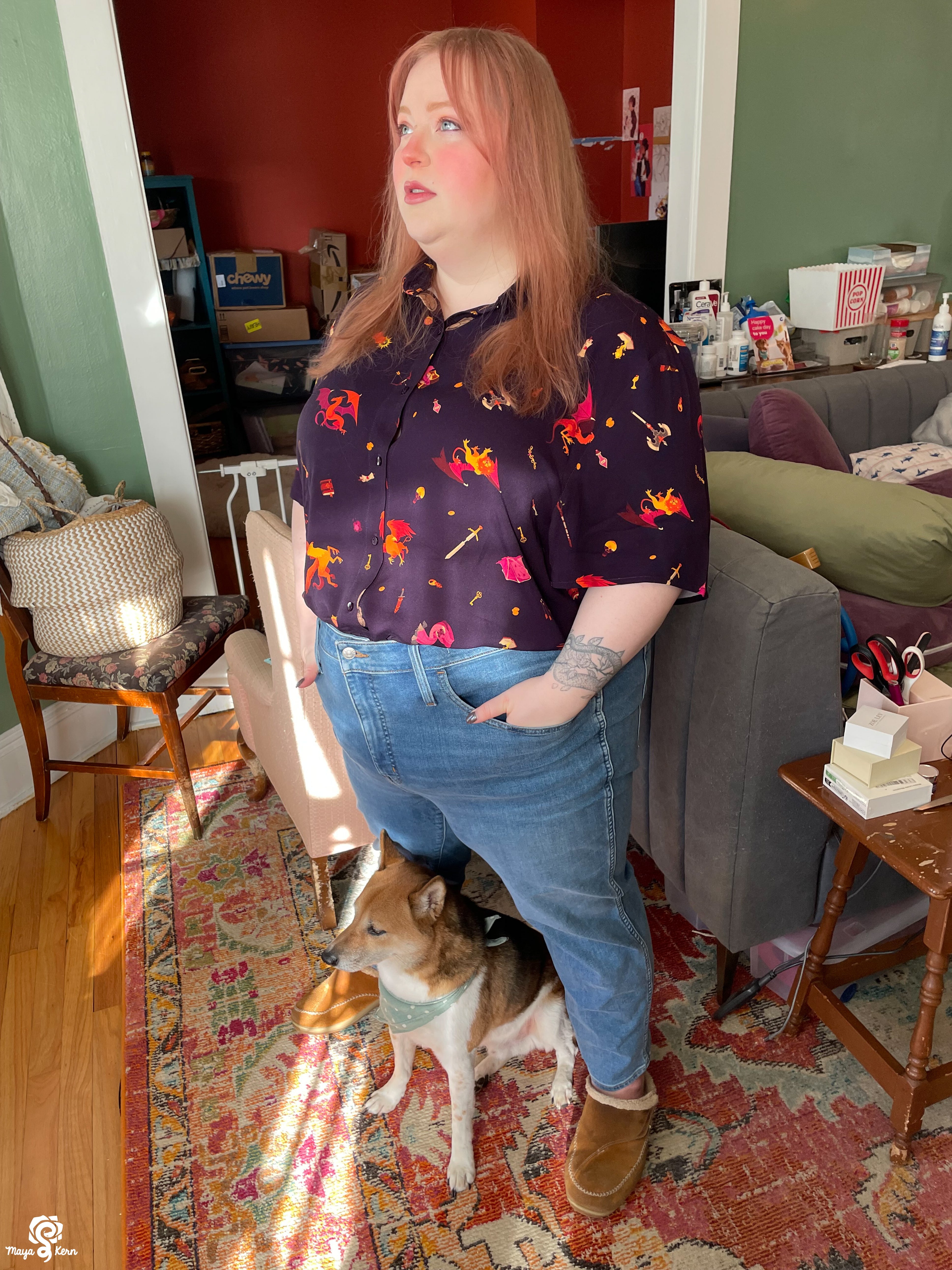 [PREORDER] Dungeon Delver Cotton Button-Up Shirt