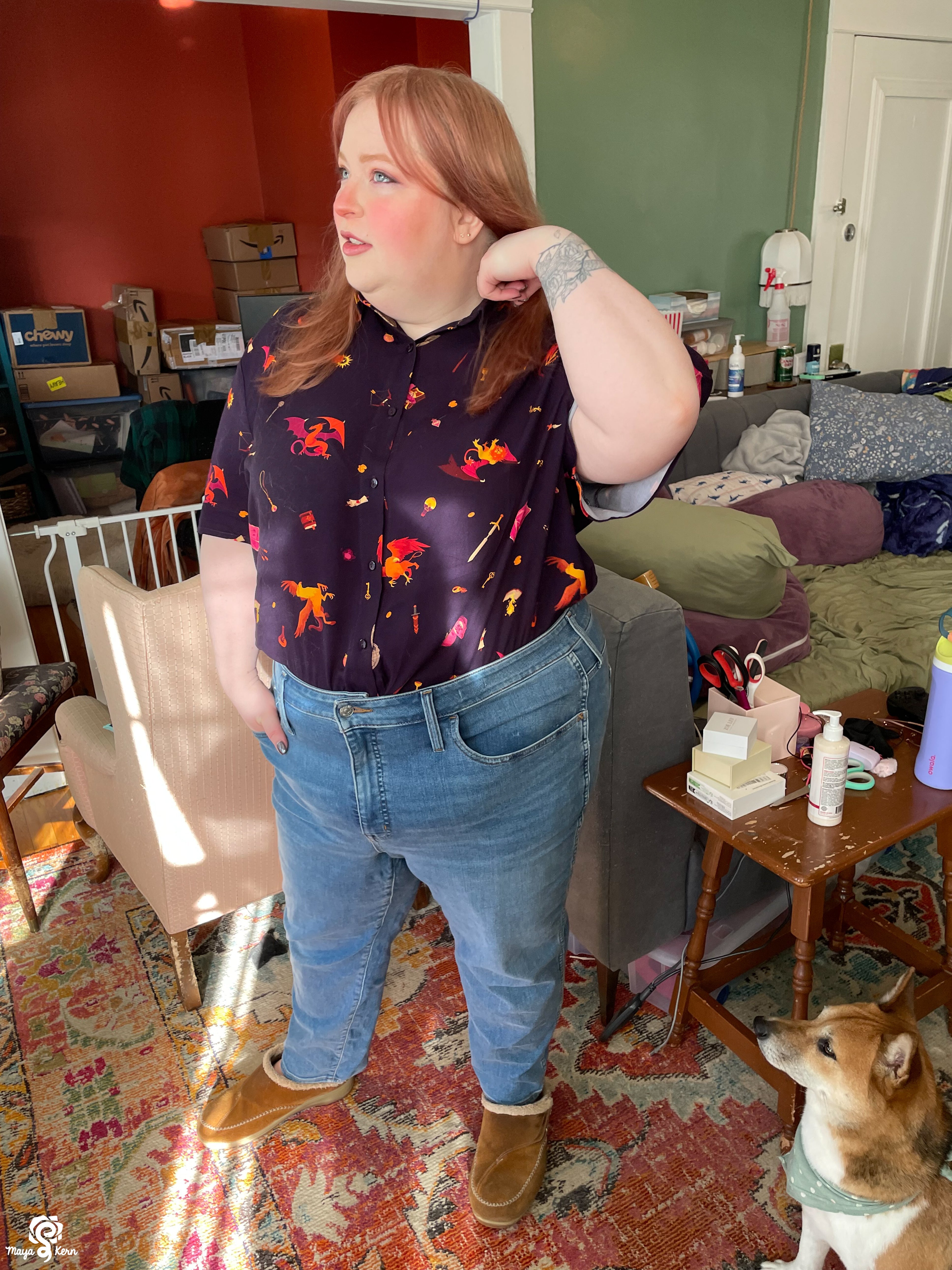 [PREORDER] Dungeon Delver Cotton Button-Up Shirt