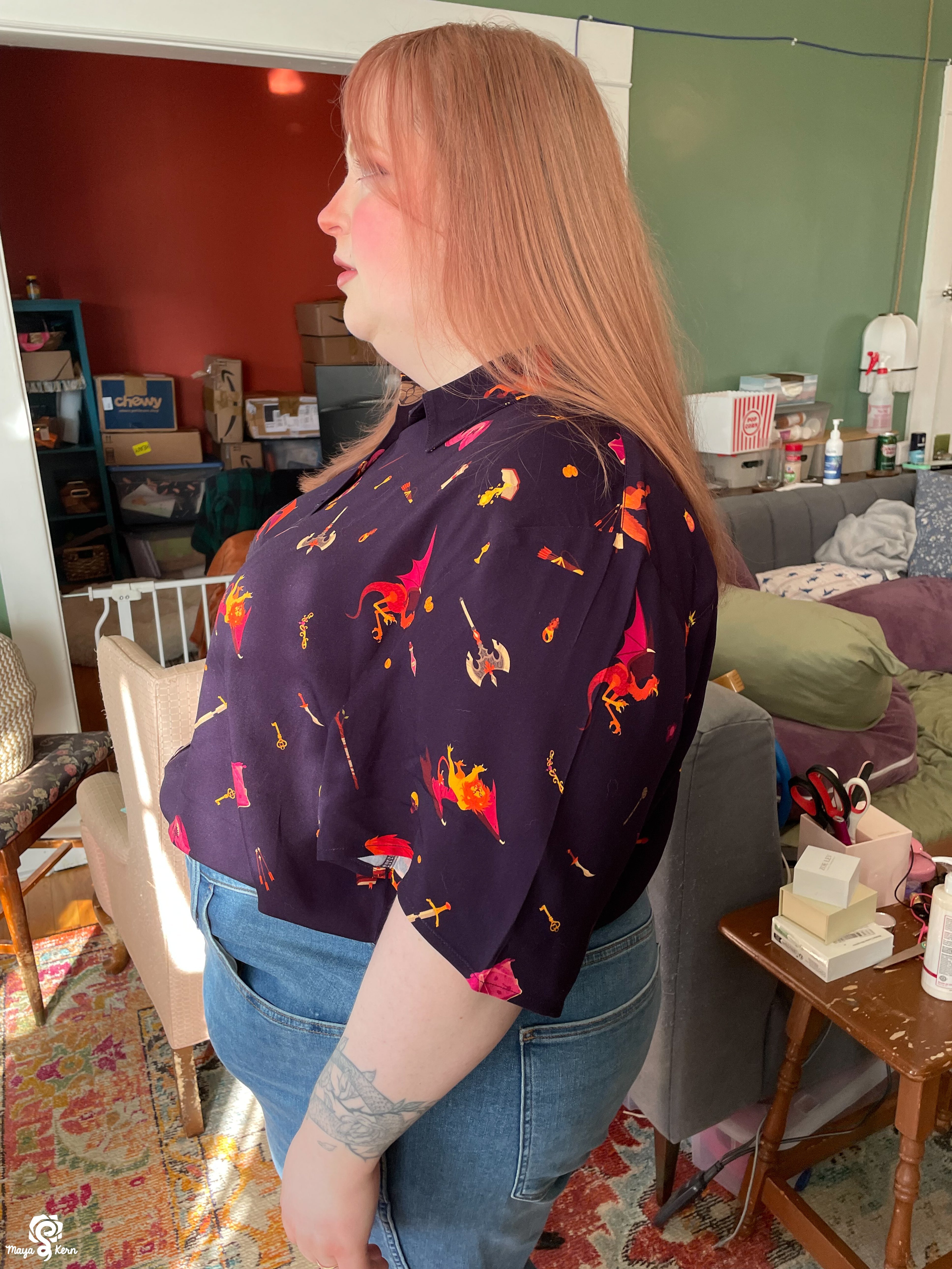 [PREORDER] Dungeon Delver Cotton Button-Up Shirt