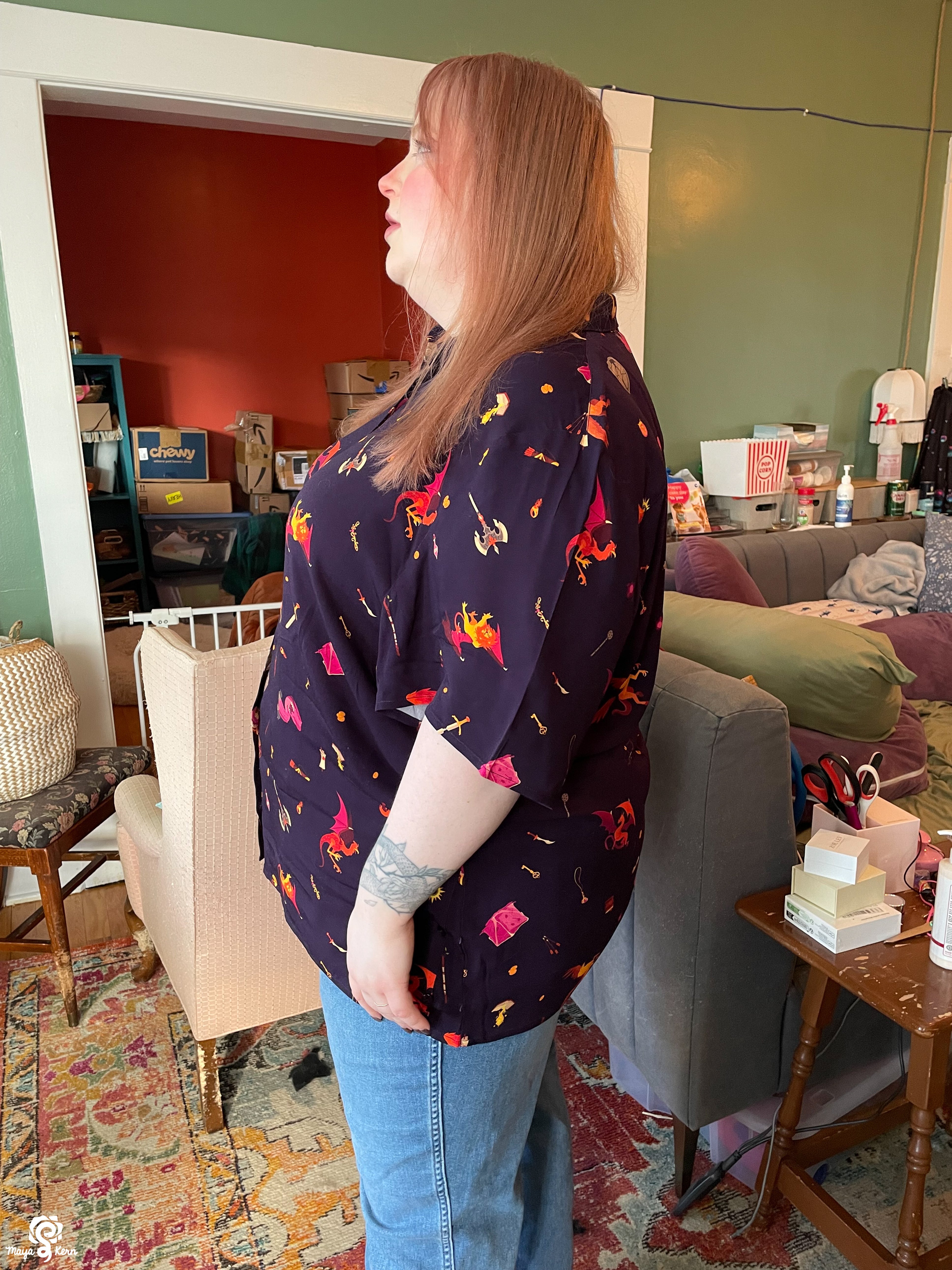 [PREORDER] Dungeon Delver Cotton Button-Up Shirt