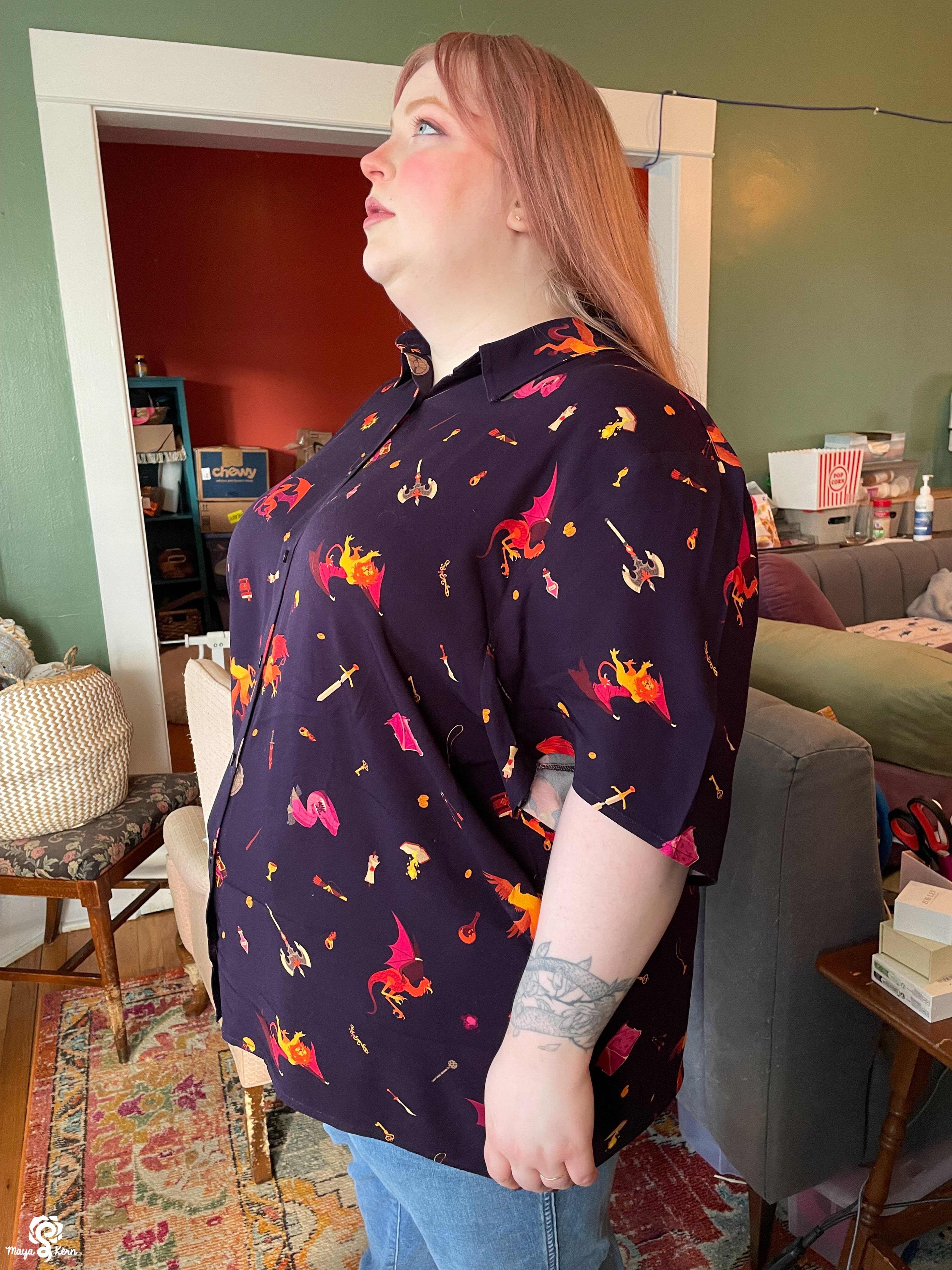 [PREORDER] Dungeon Delver Cotton Button-Up Shirt