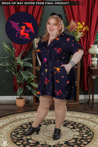 [PREORDER] Dungeon Delver Cotton Button-Up Dress