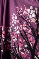 Cherry Tree (Purple) Midi Skirt