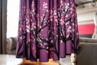 Cherry Tree (Purple) Midi Skirt