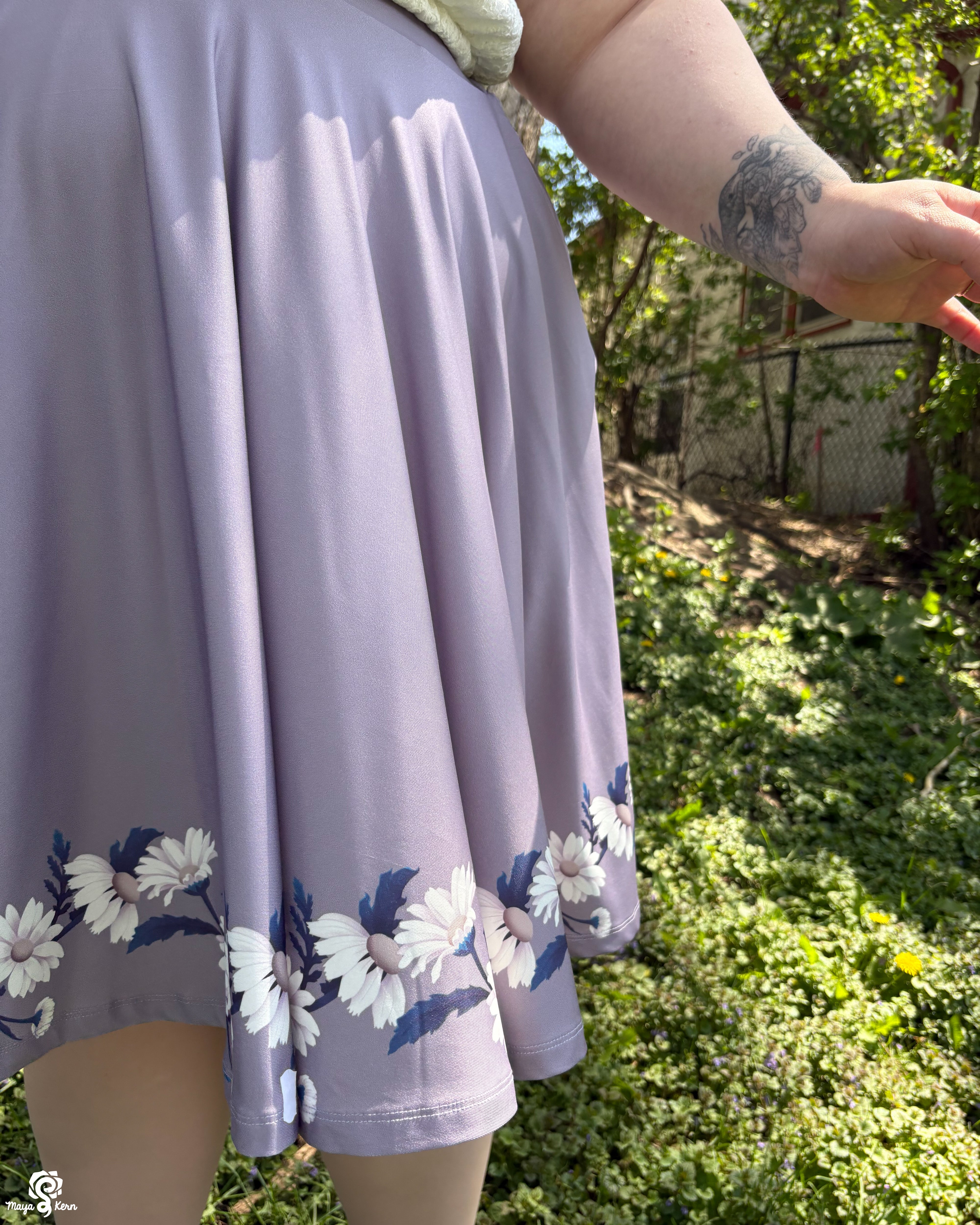 Daisies Circle Skirt