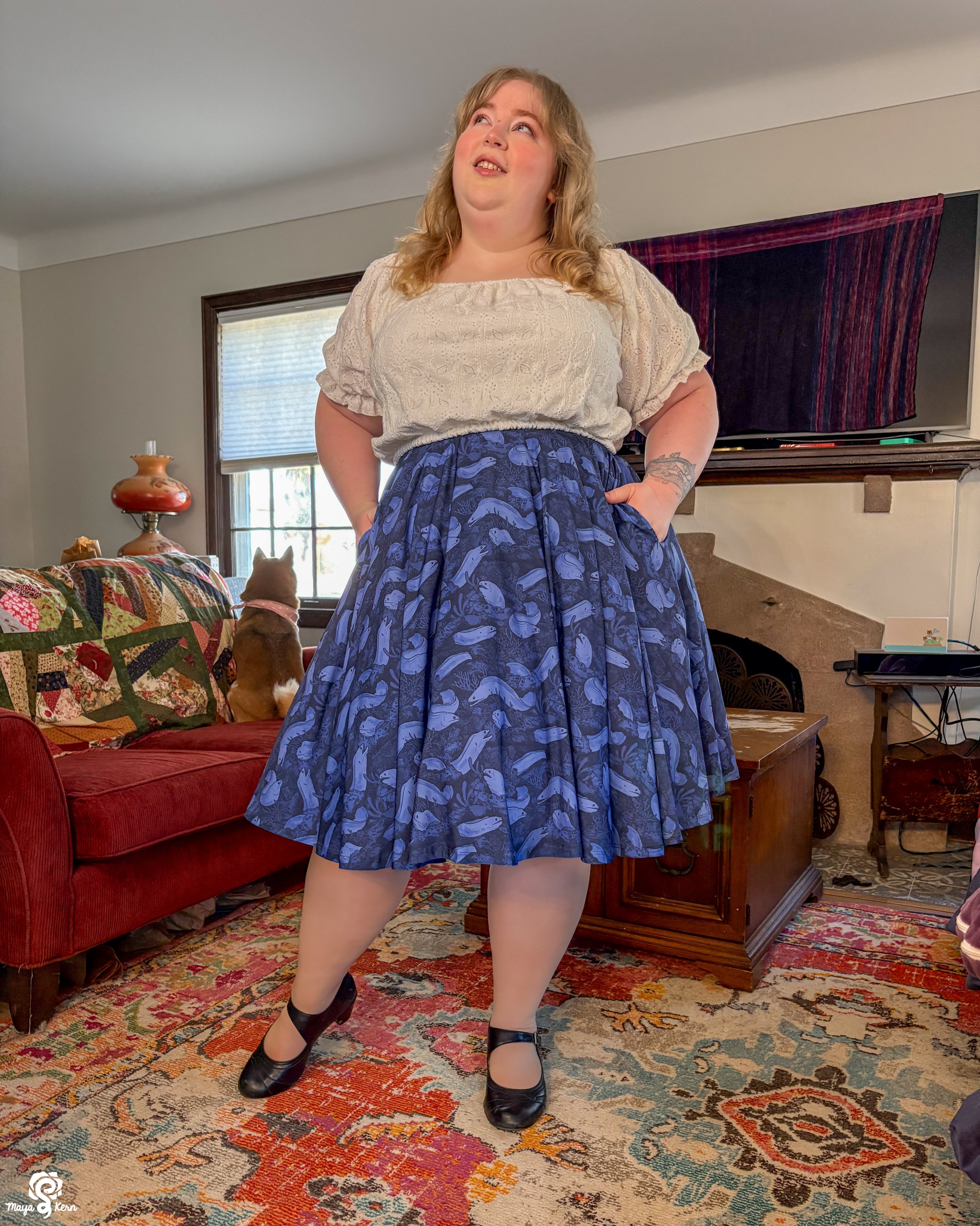 It's a Moray! Midi Skirt