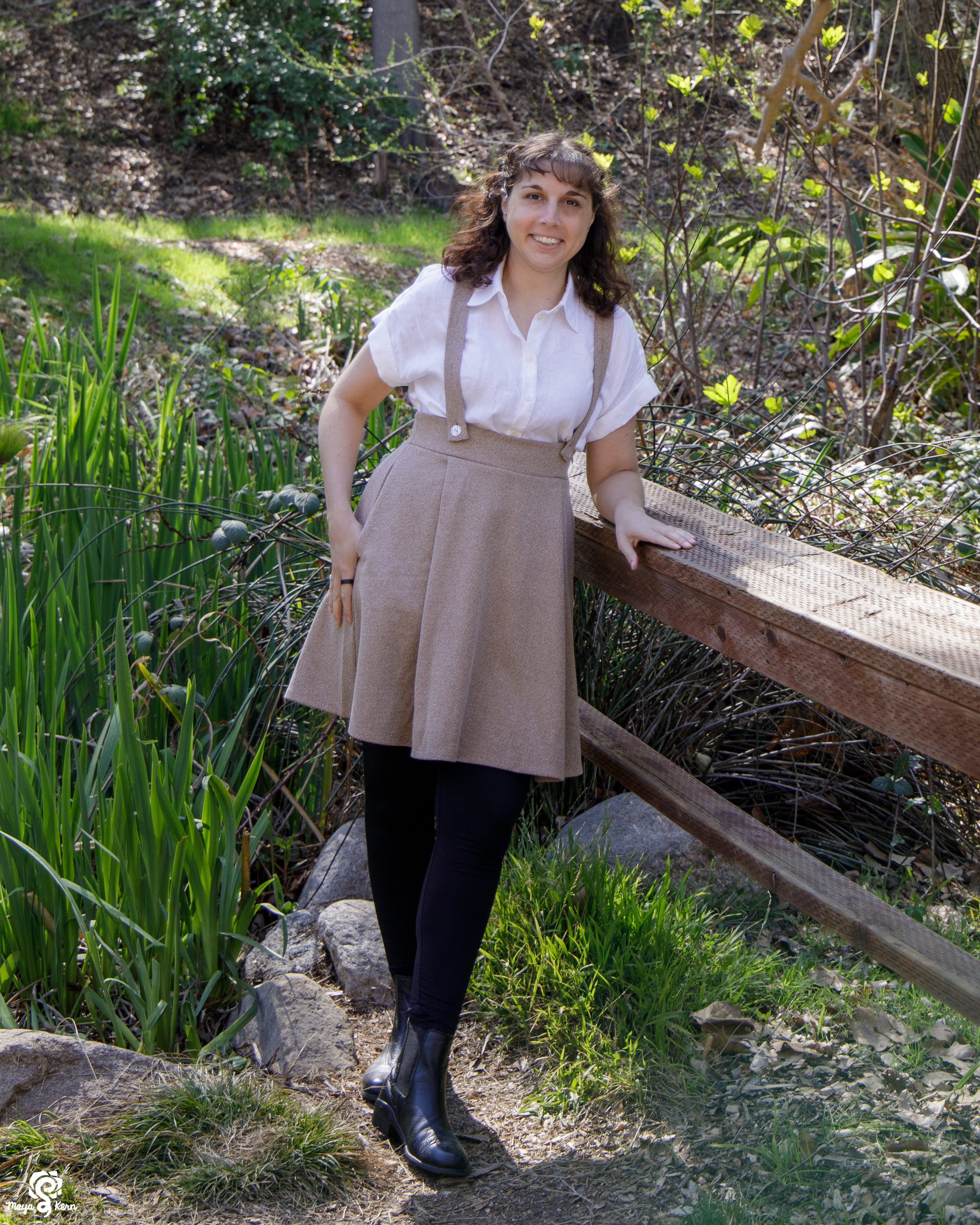 [JULY 10] Fawn Suspender Skirt