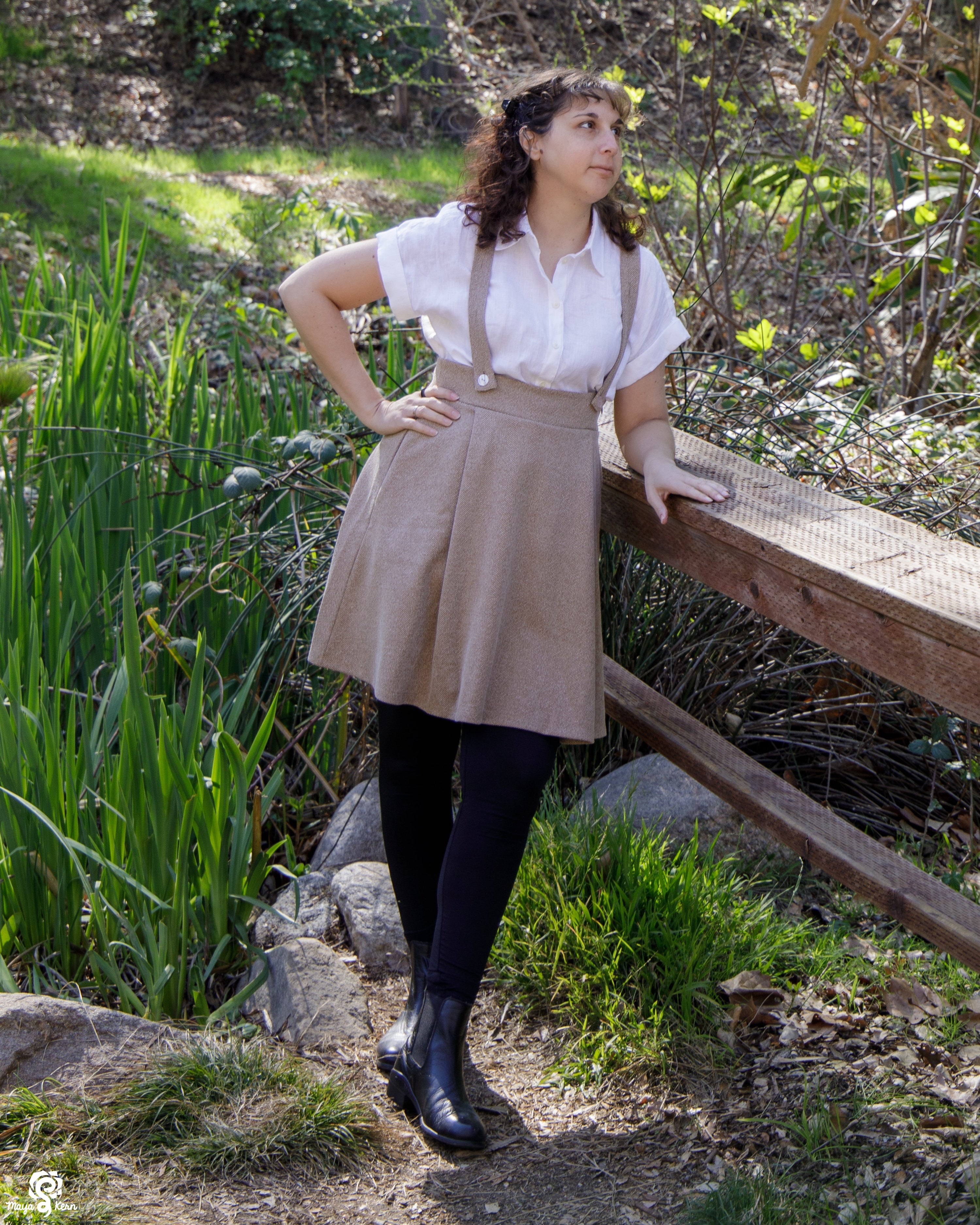 [JULY 10] Fawn Suspender Skirt