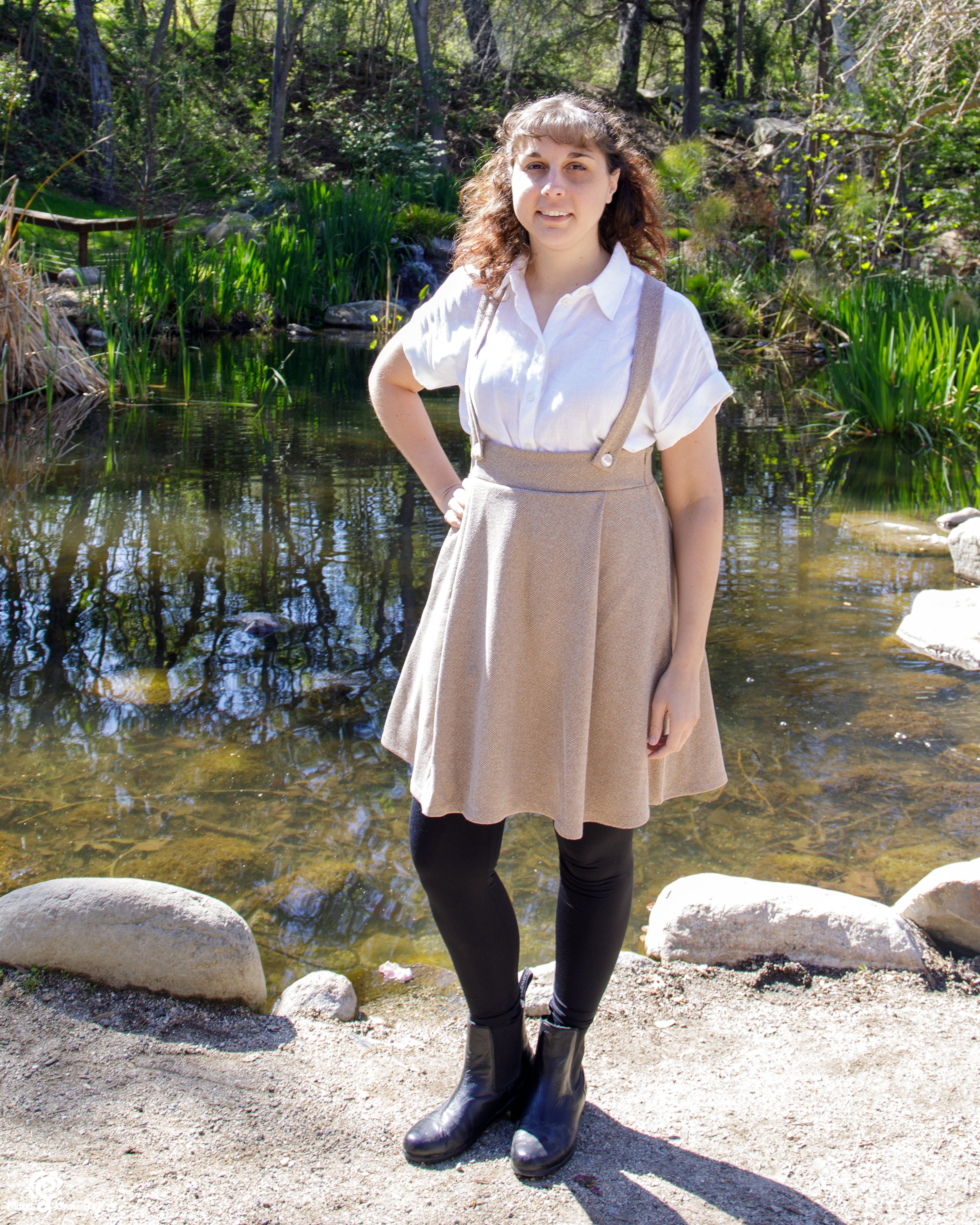 [JULY 10] Fawn Suspender Skirt