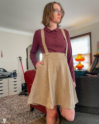 [JULY 10] Fawn Suspender Skirt