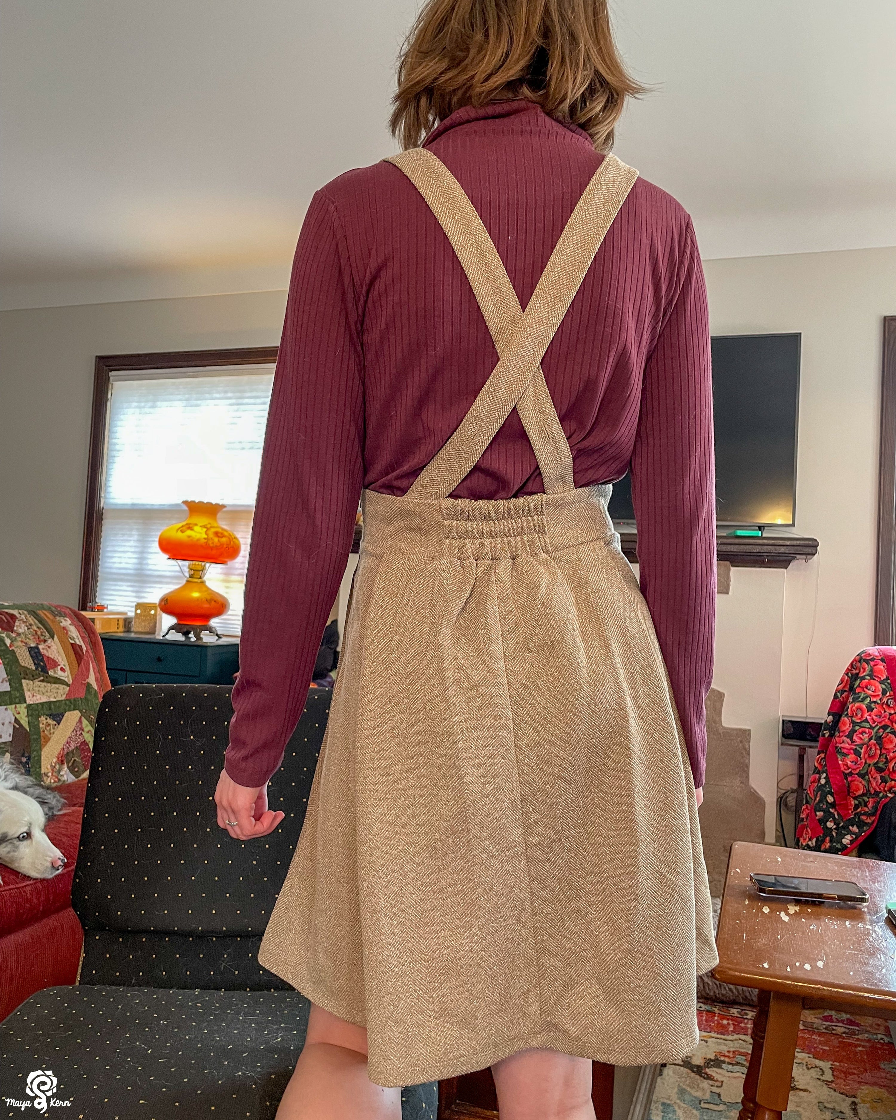 [JULY 10] Fawn Suspender Skirt