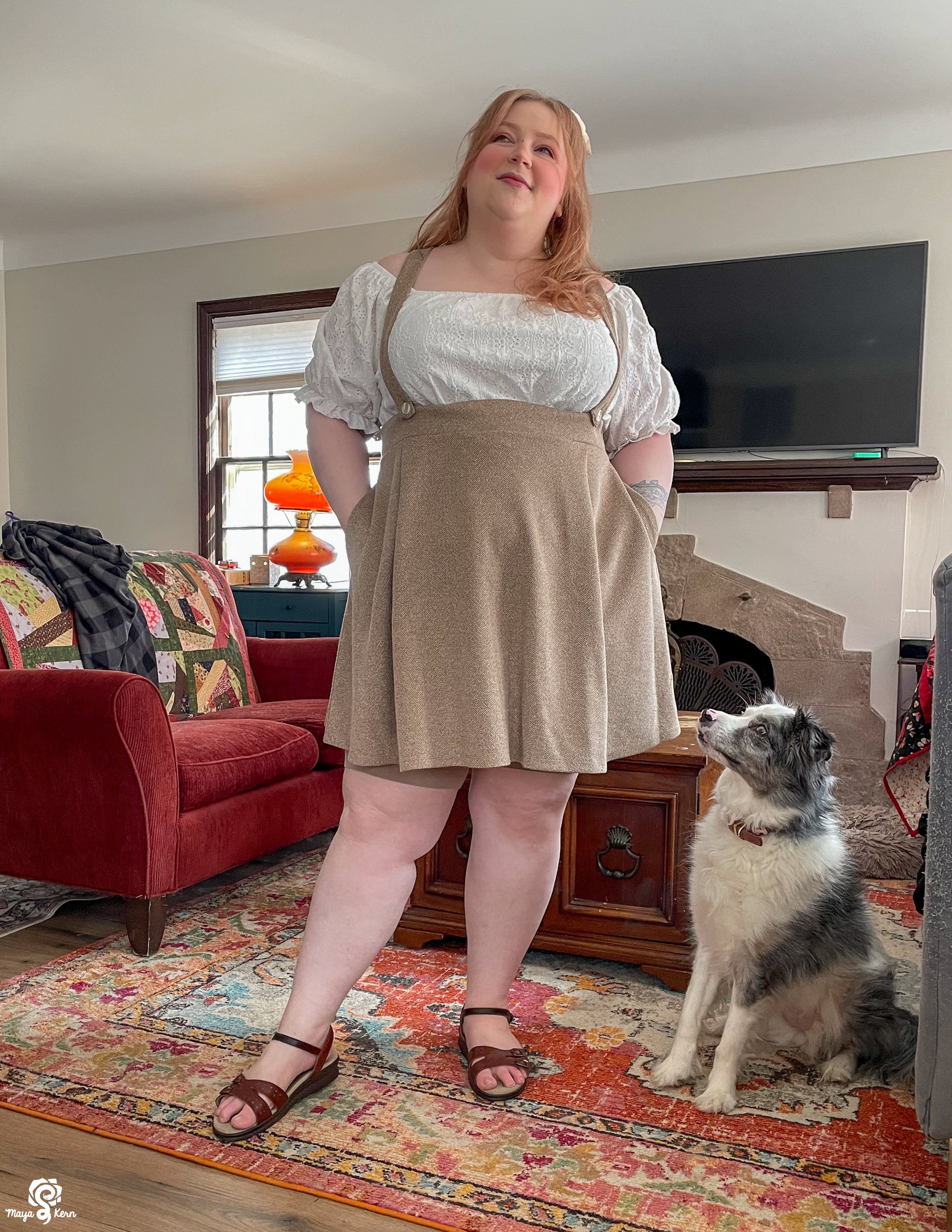 [JULY 10] Fawn Suspender Skirt