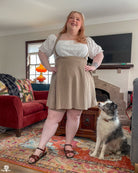 [JULY 10] Fawn Suspender Skirt