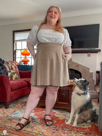 [JULY 10] Fawn Suspender Skirt