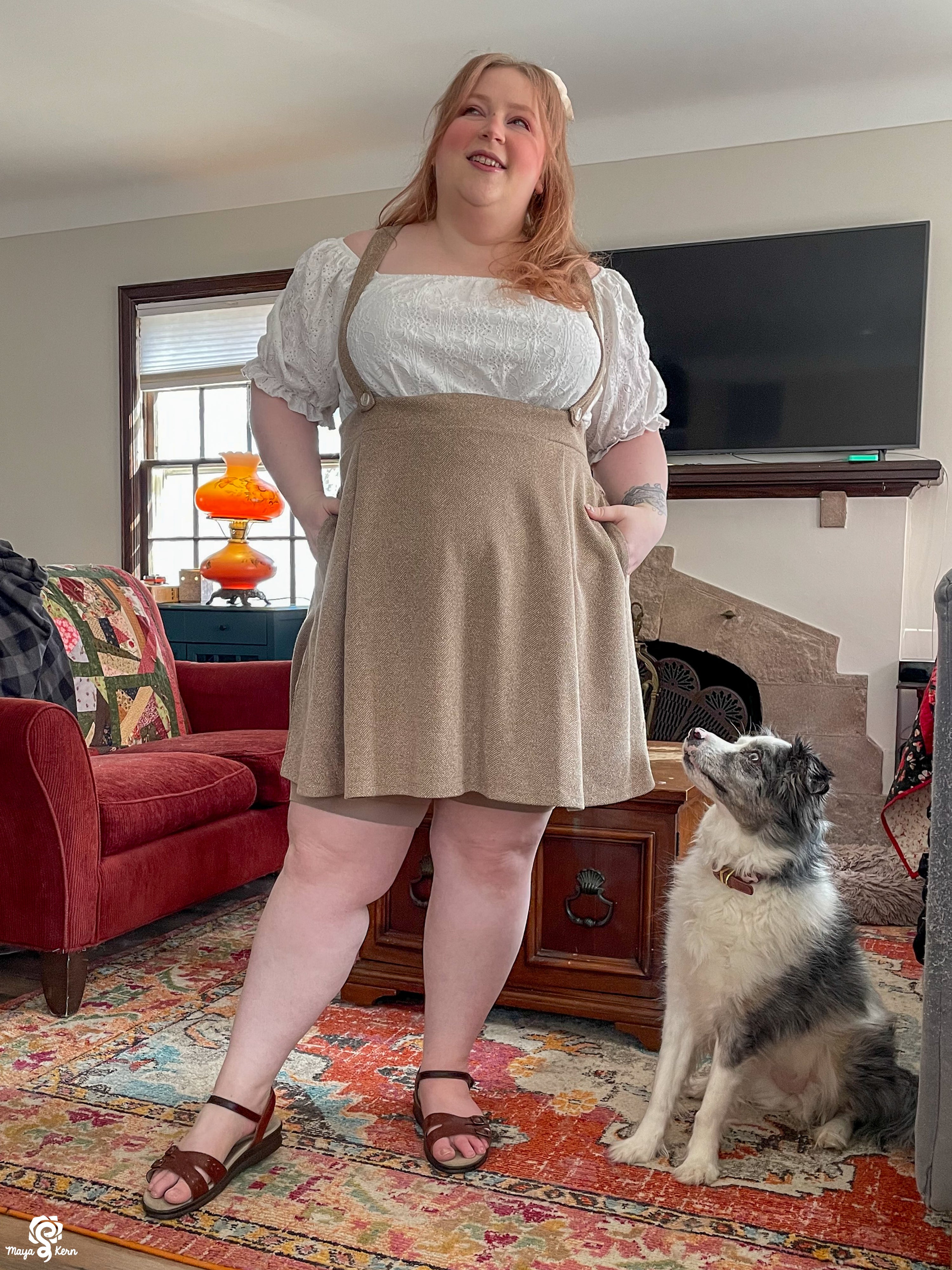 [JULY 10] Fawn Suspender Skirt