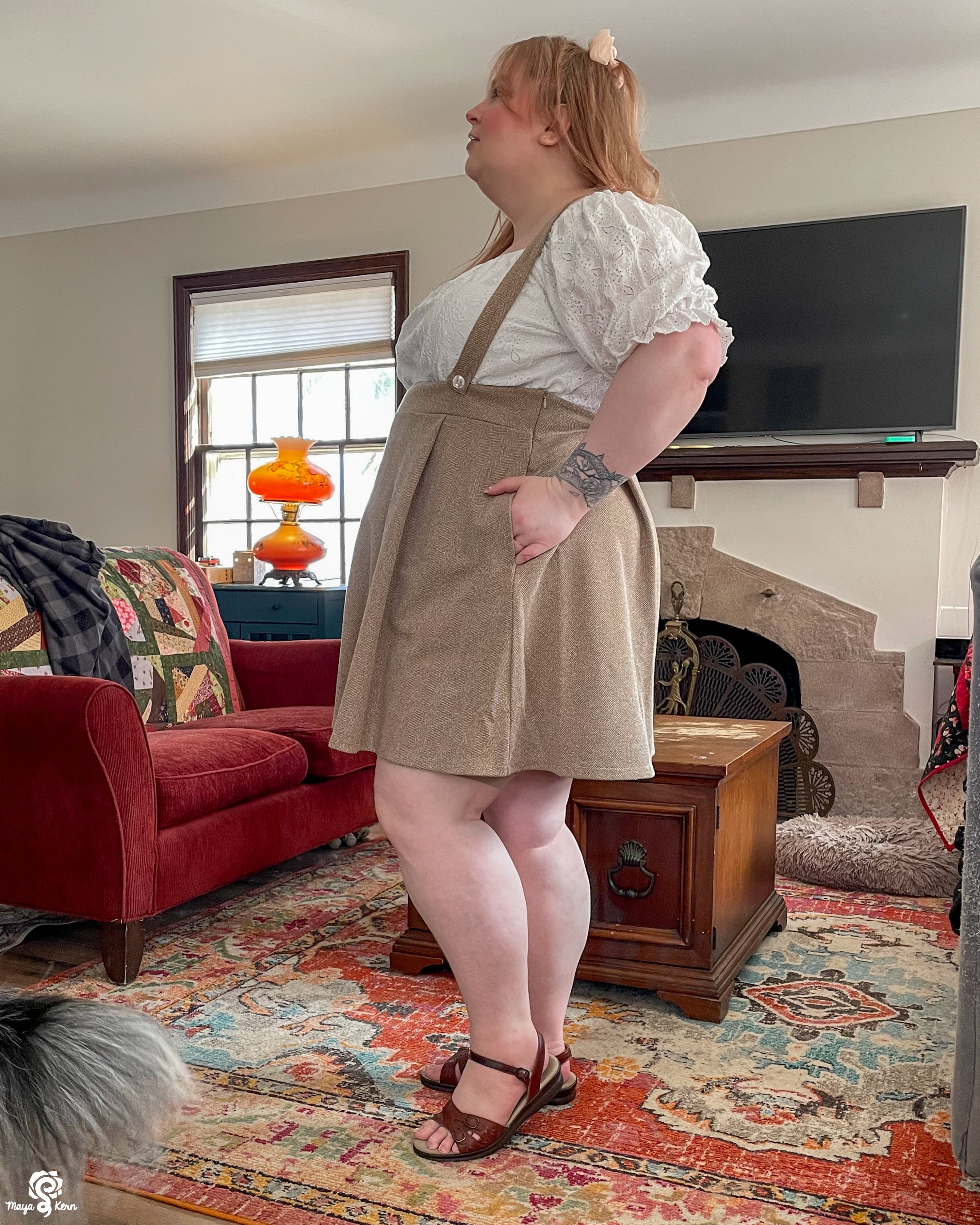 [JULY 10] Fawn Suspender Skirt